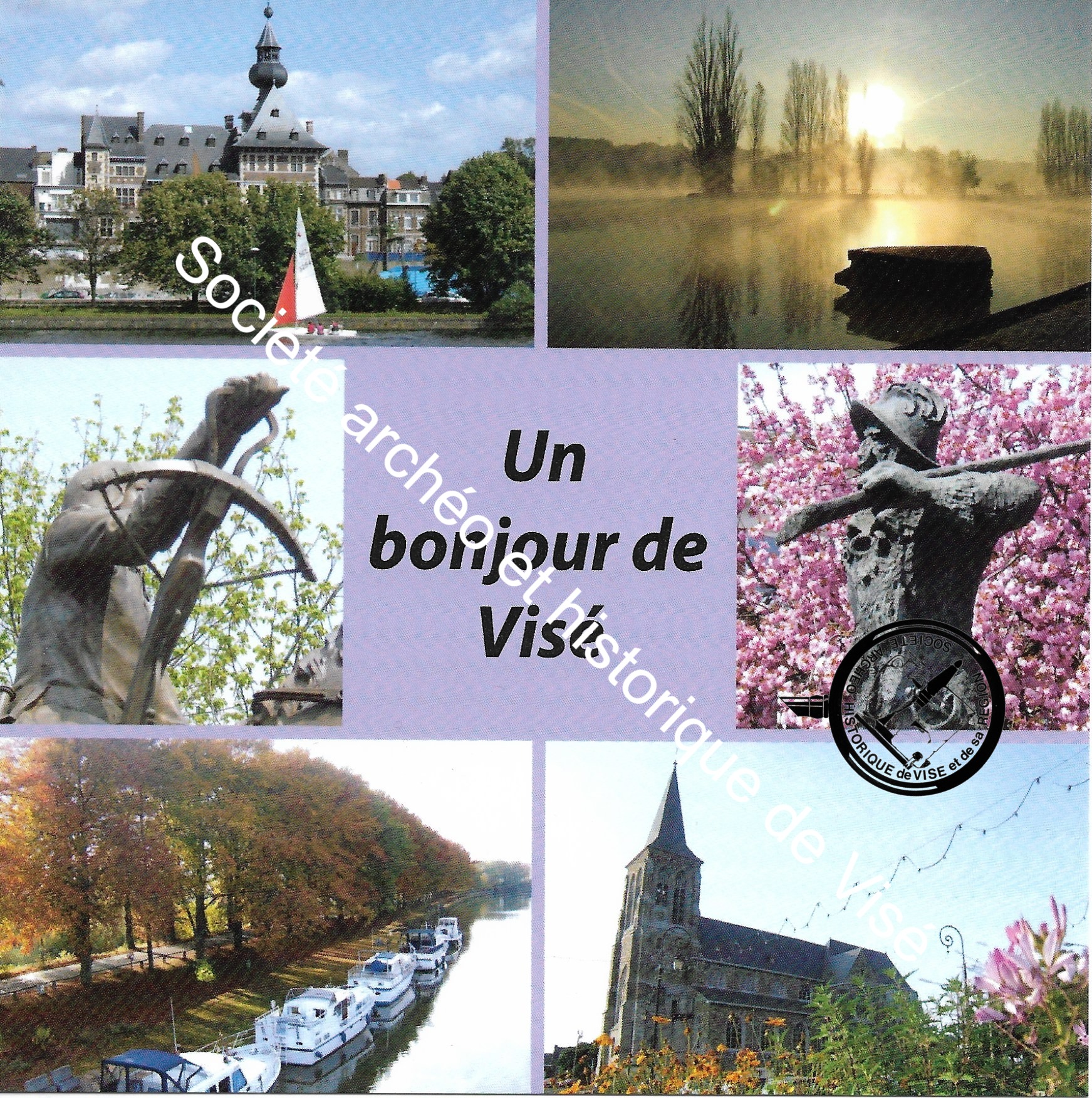 Carte postale - Visé "Un bonjour de Visé"