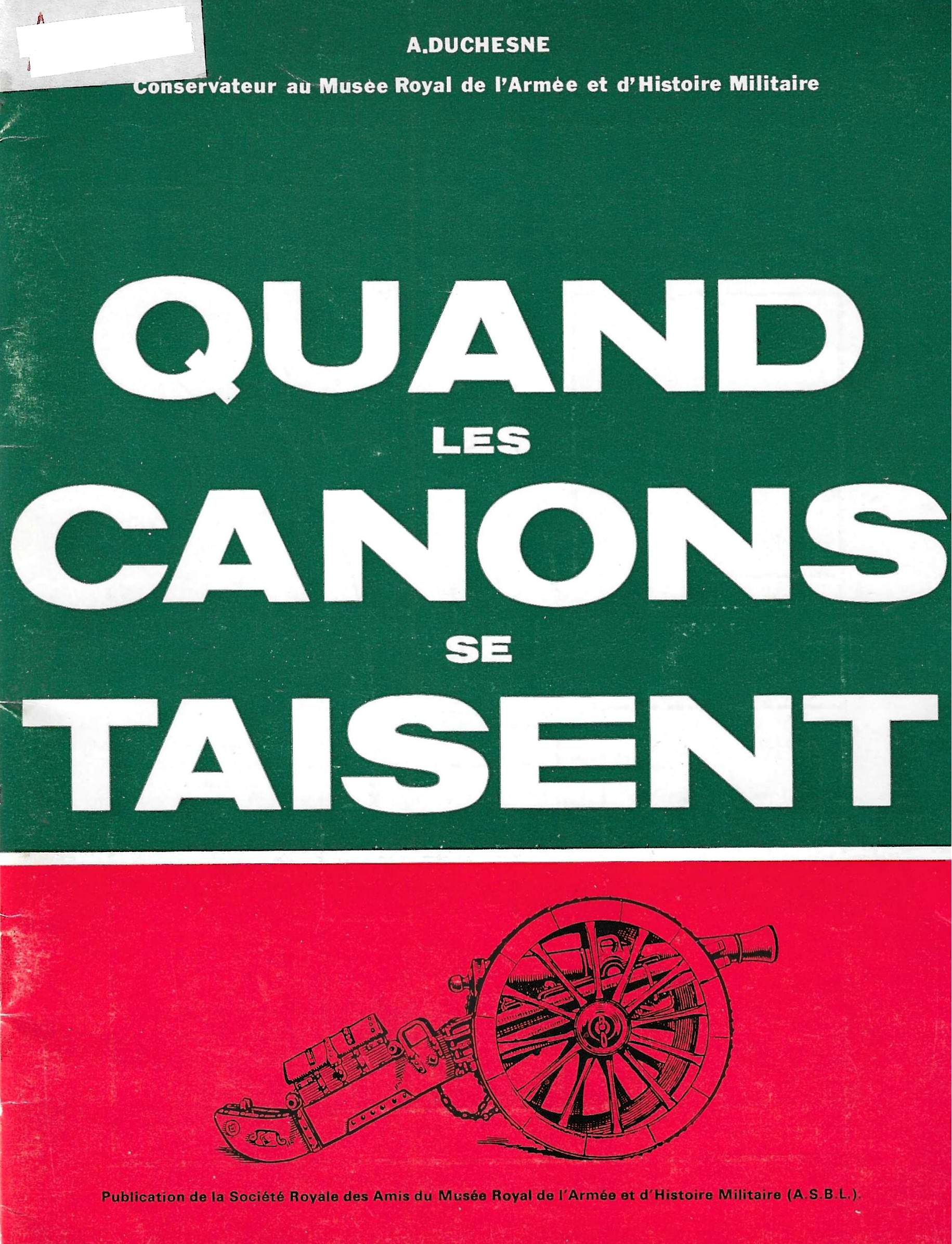 Quand les canons se taisent