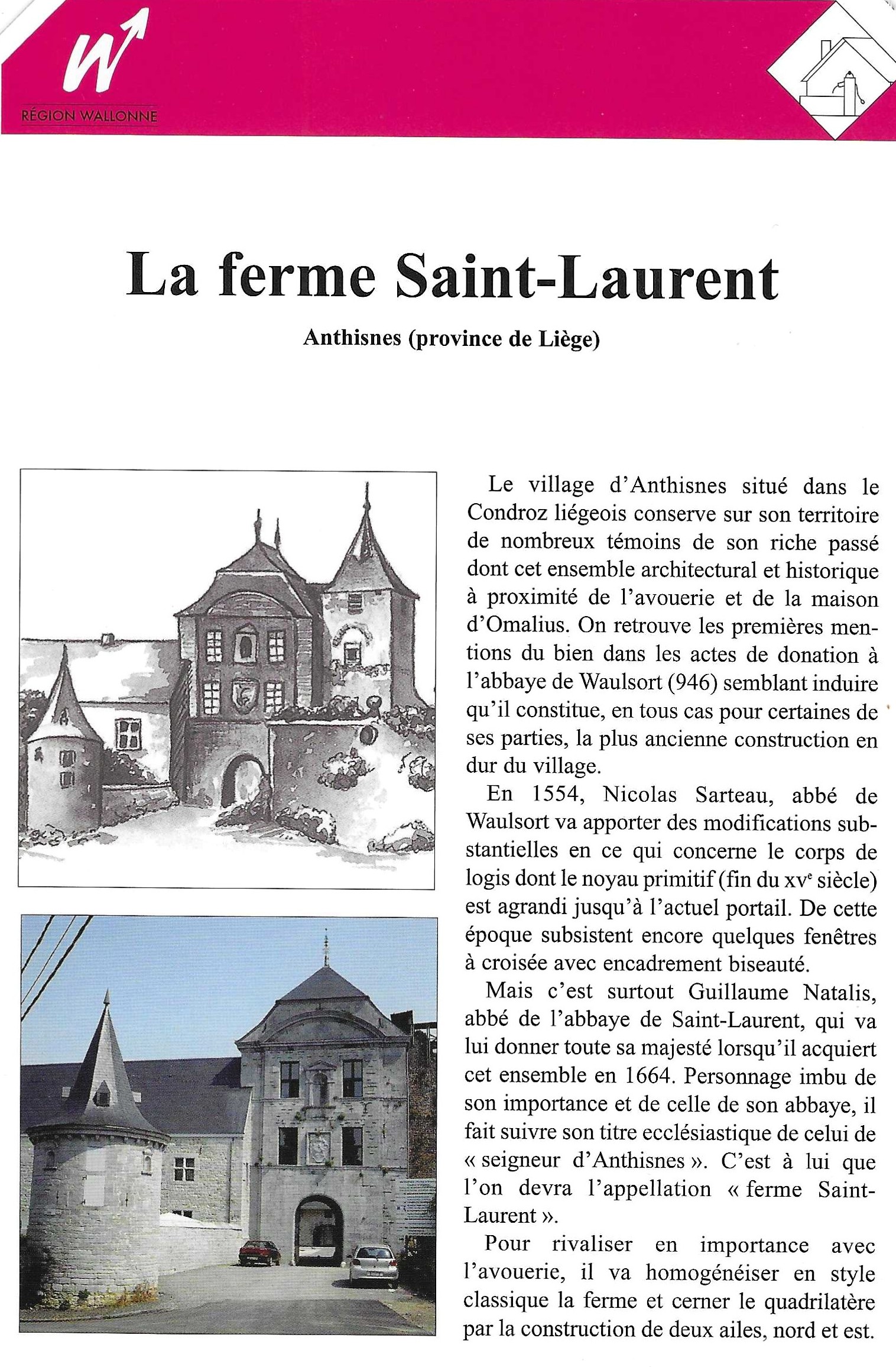 La ferme Saint-Laurent (Anthisnes - Province de Liège)