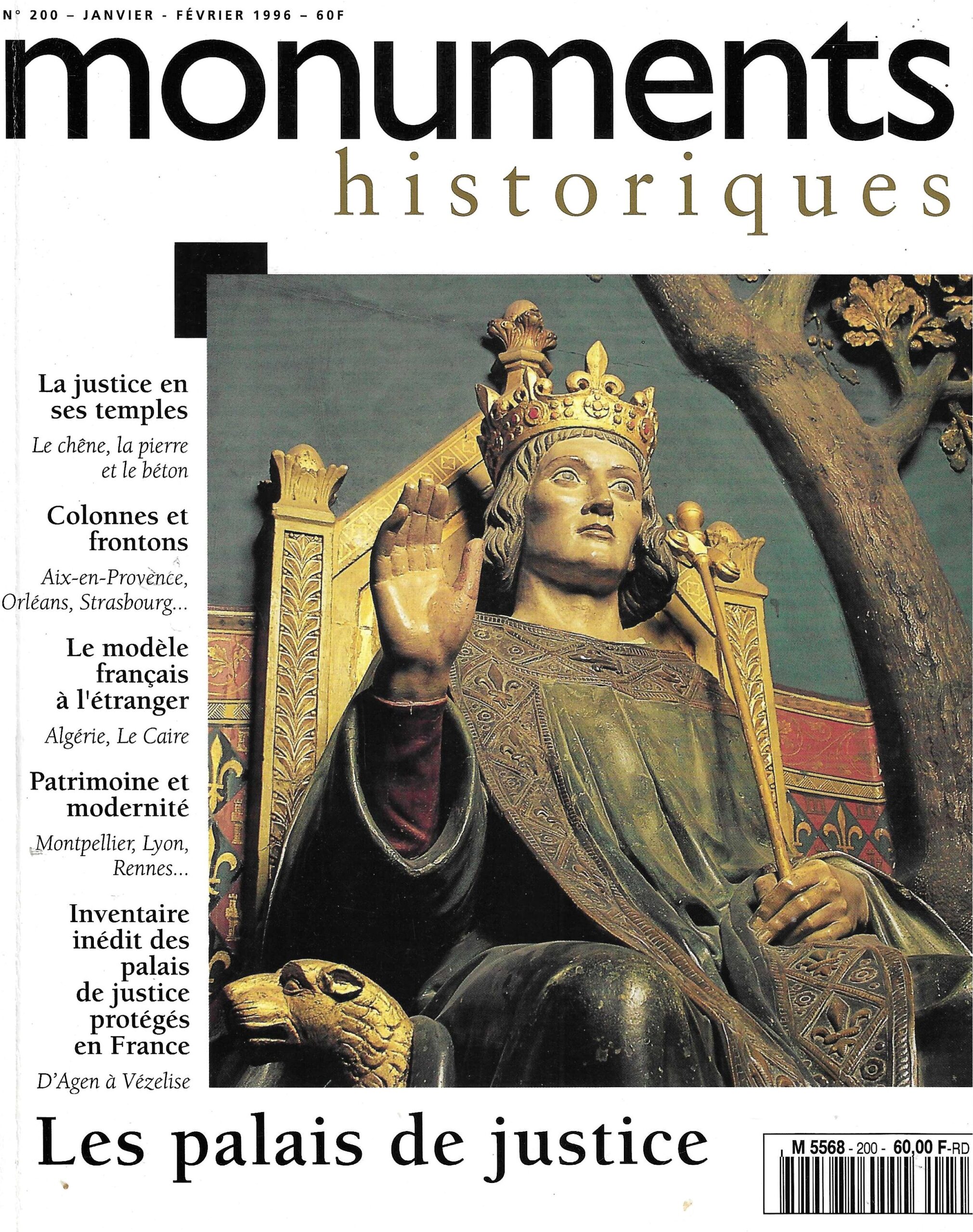 Monuments historiques (N°200-1996)