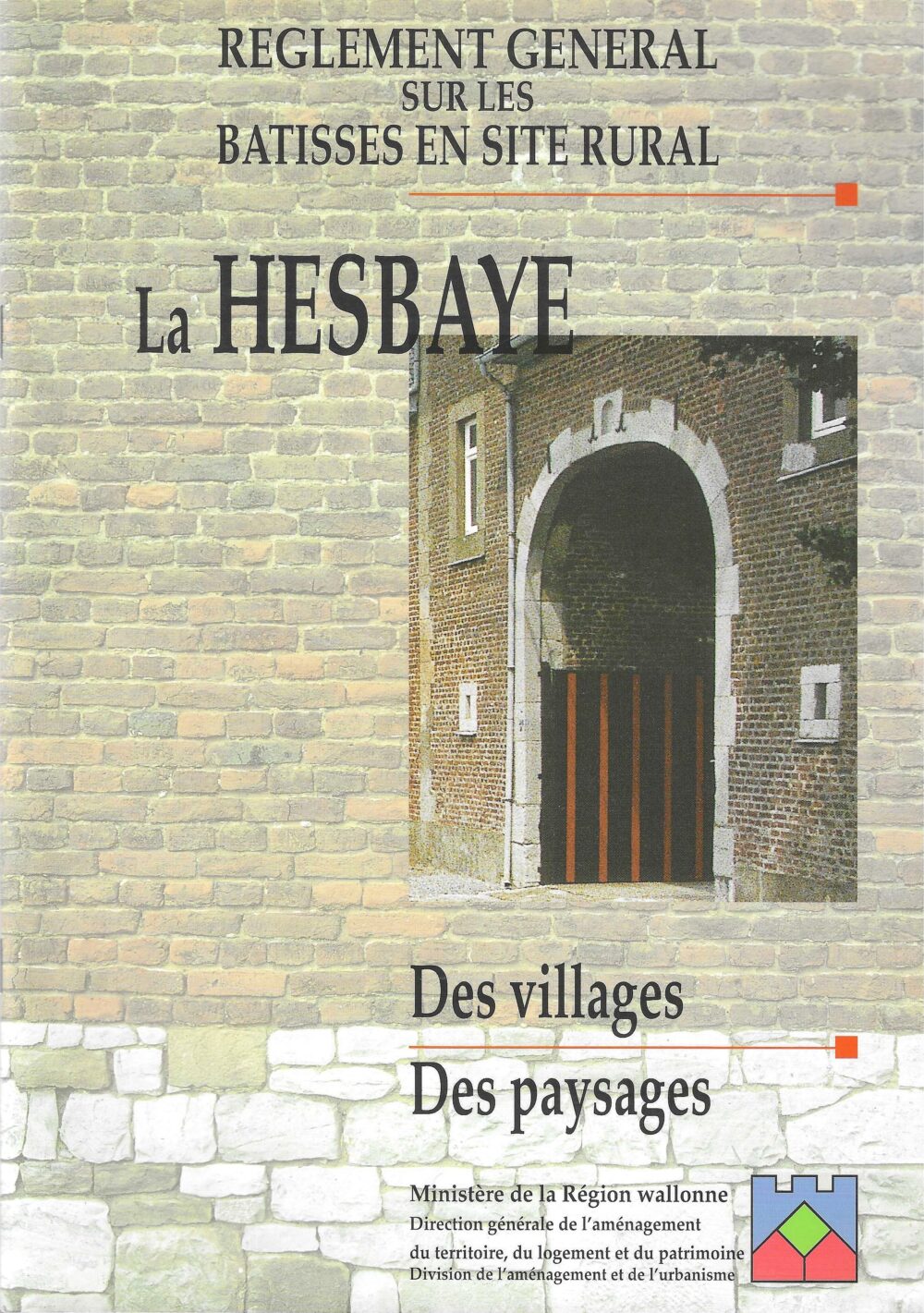 Règlement général sur les Bâtisses en site rural – La Hesbaye
