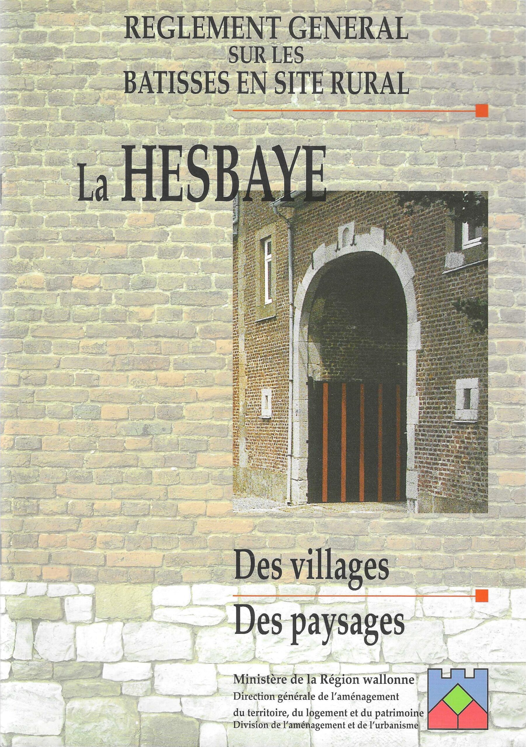 Règlement général sur les Bâtisses en site rural – La Hesbaye