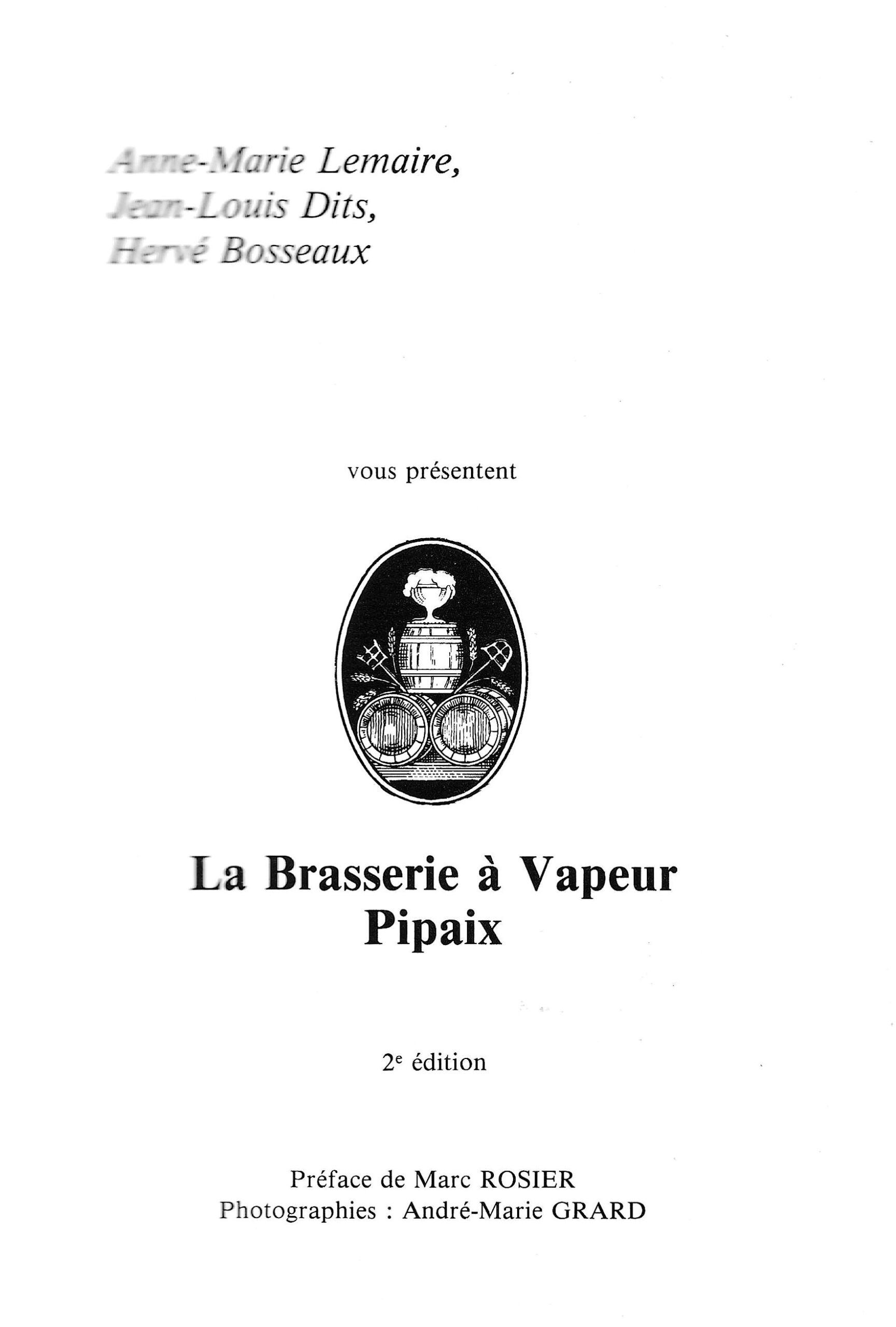 La Brasserie à Vapeur Pipaix