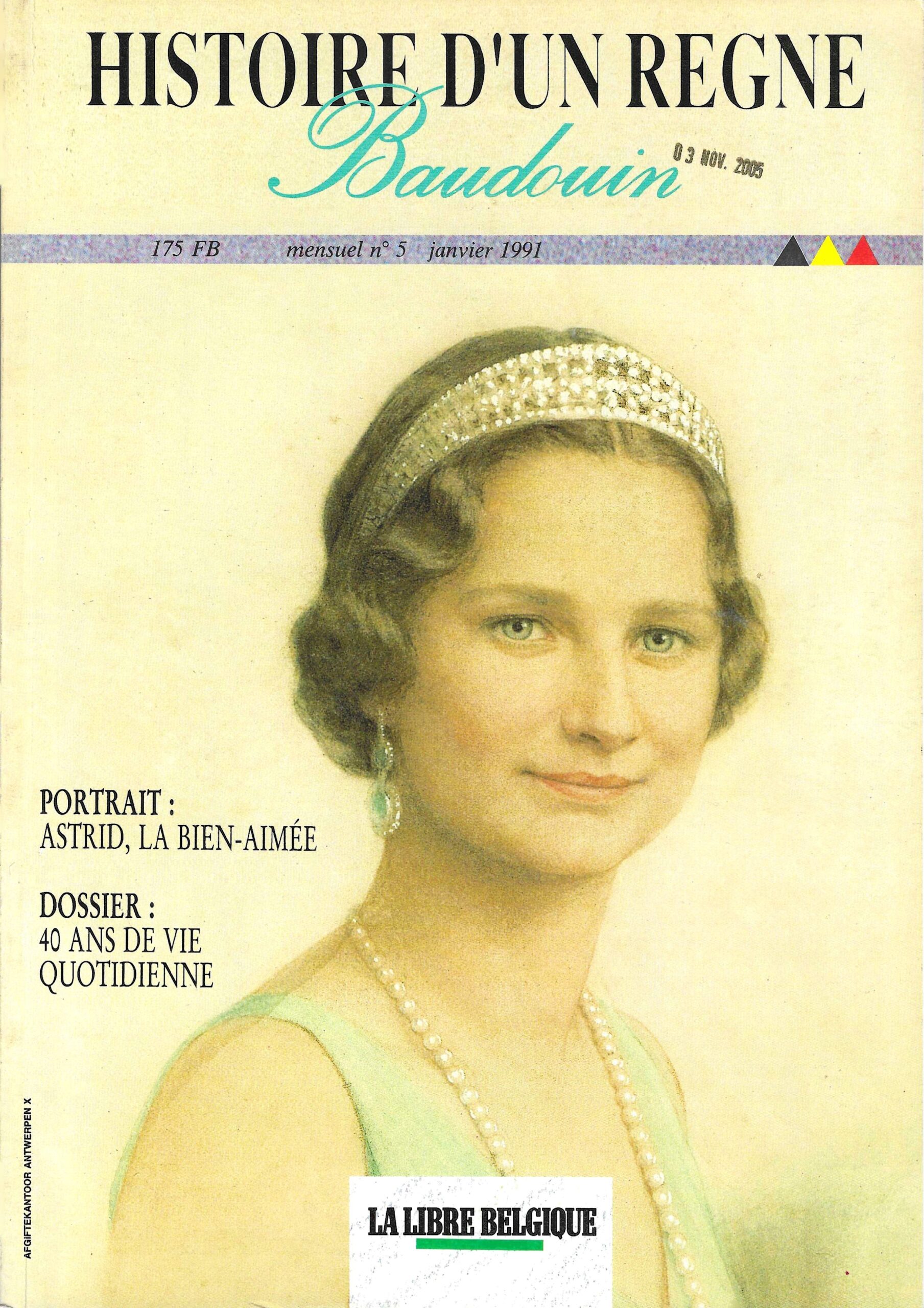 Histoire d’un règne – Baudouin n°5 (1991)