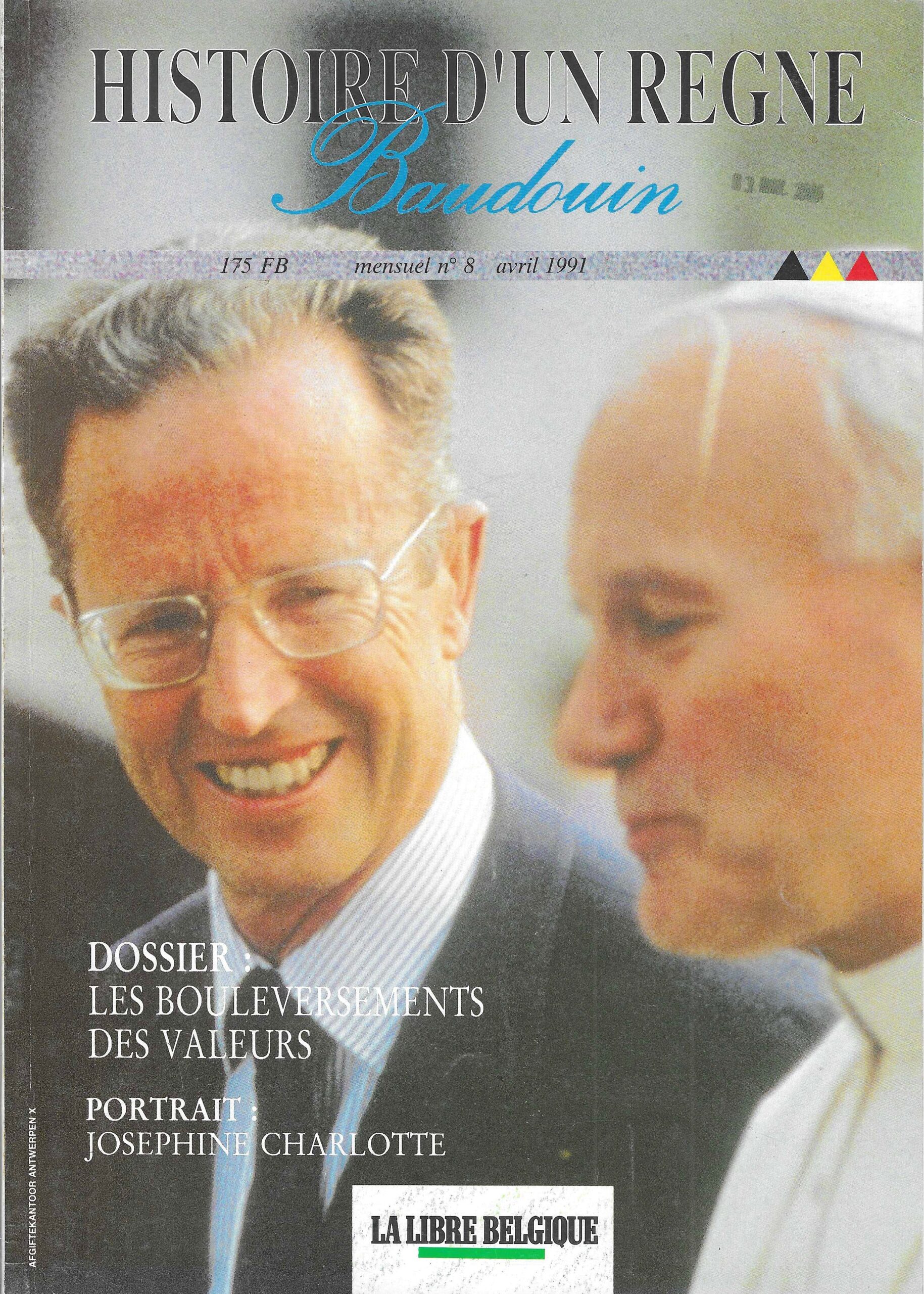 Histoire d’un règne – Baudouin n°8 (1991)