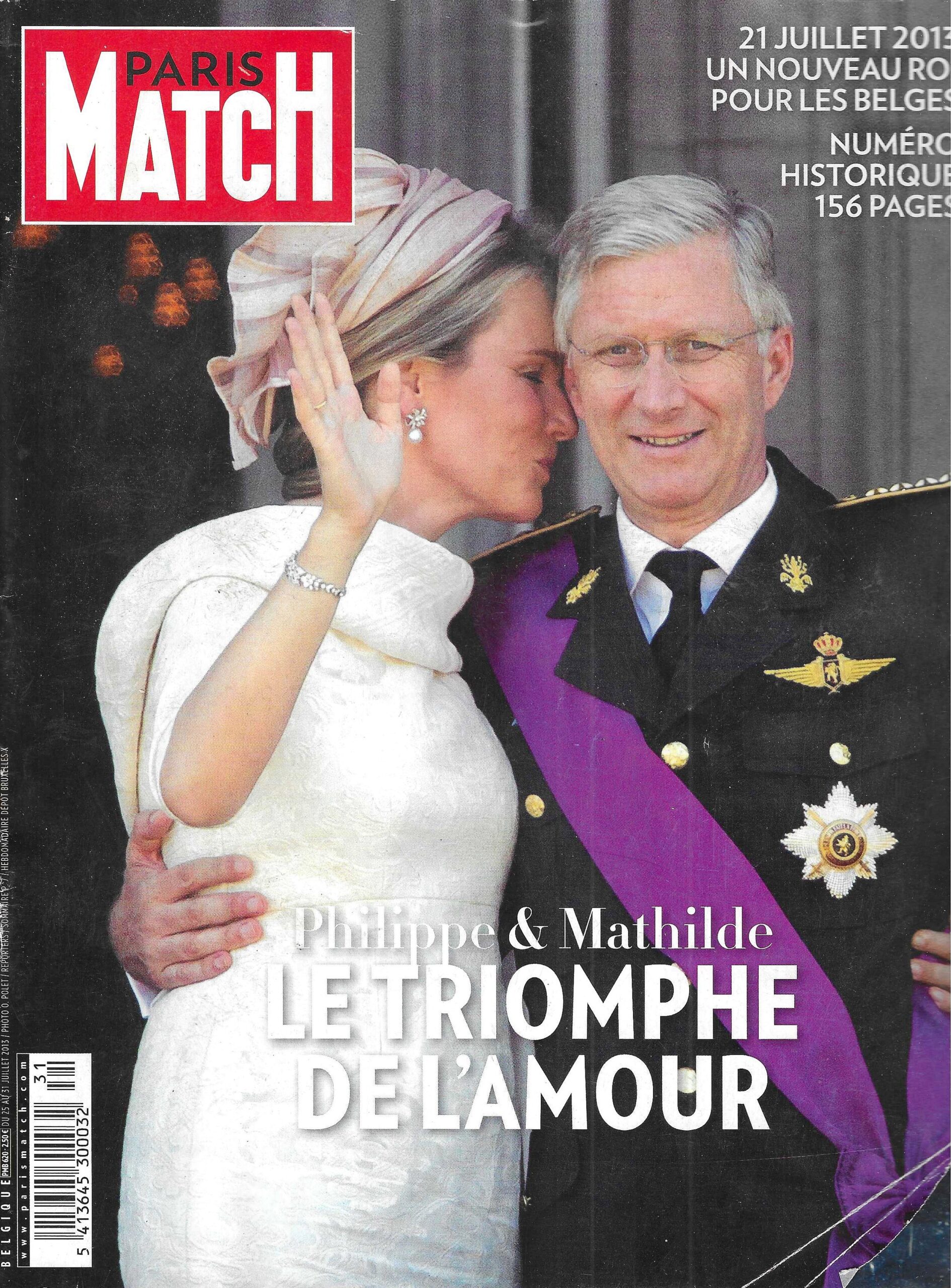 Paris Match - Un nouveau Roi pour les Belges