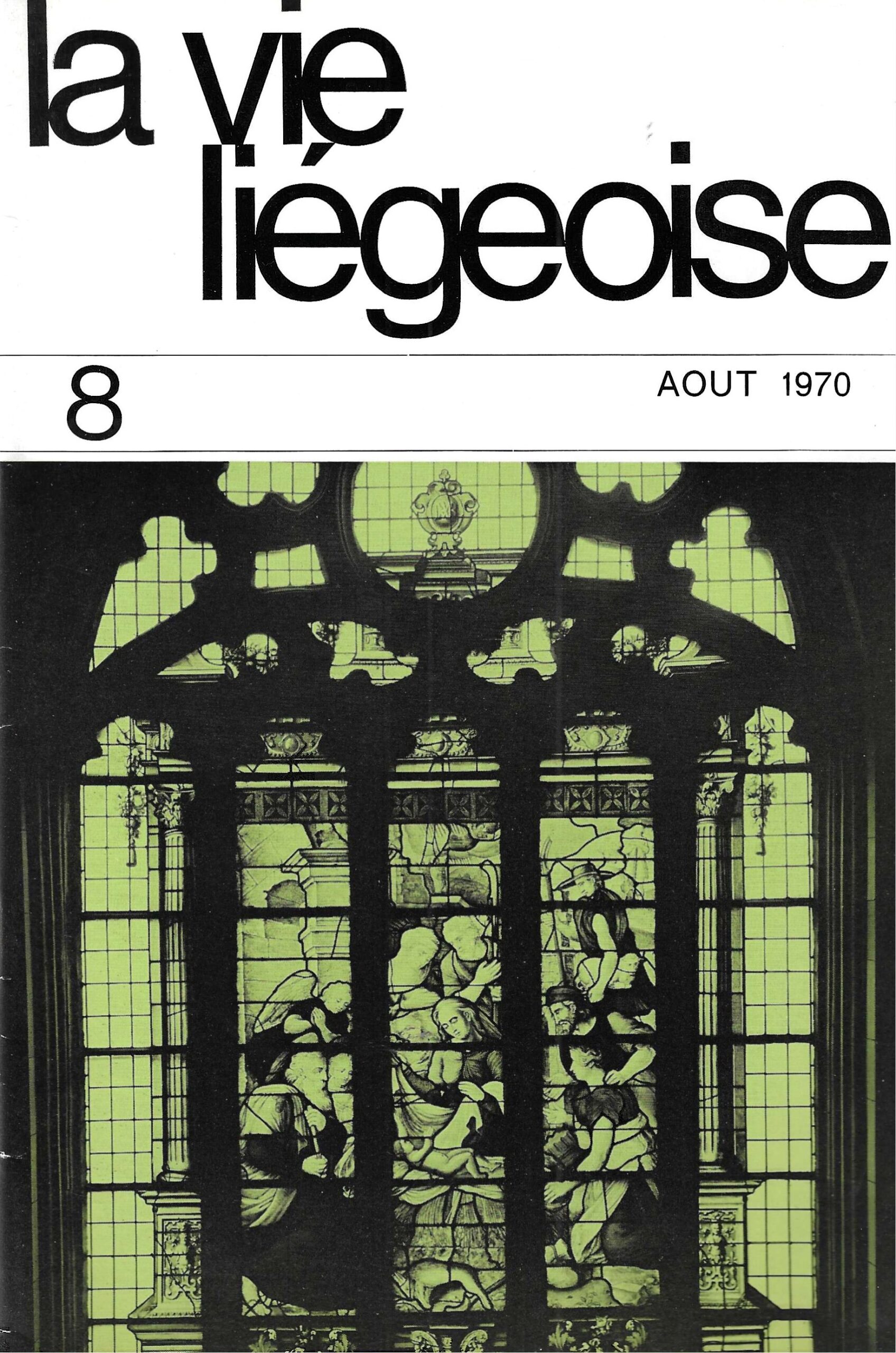 La vie Liégeoise n°8 (1970) – L’église Saint-Servais à Liège part. 2