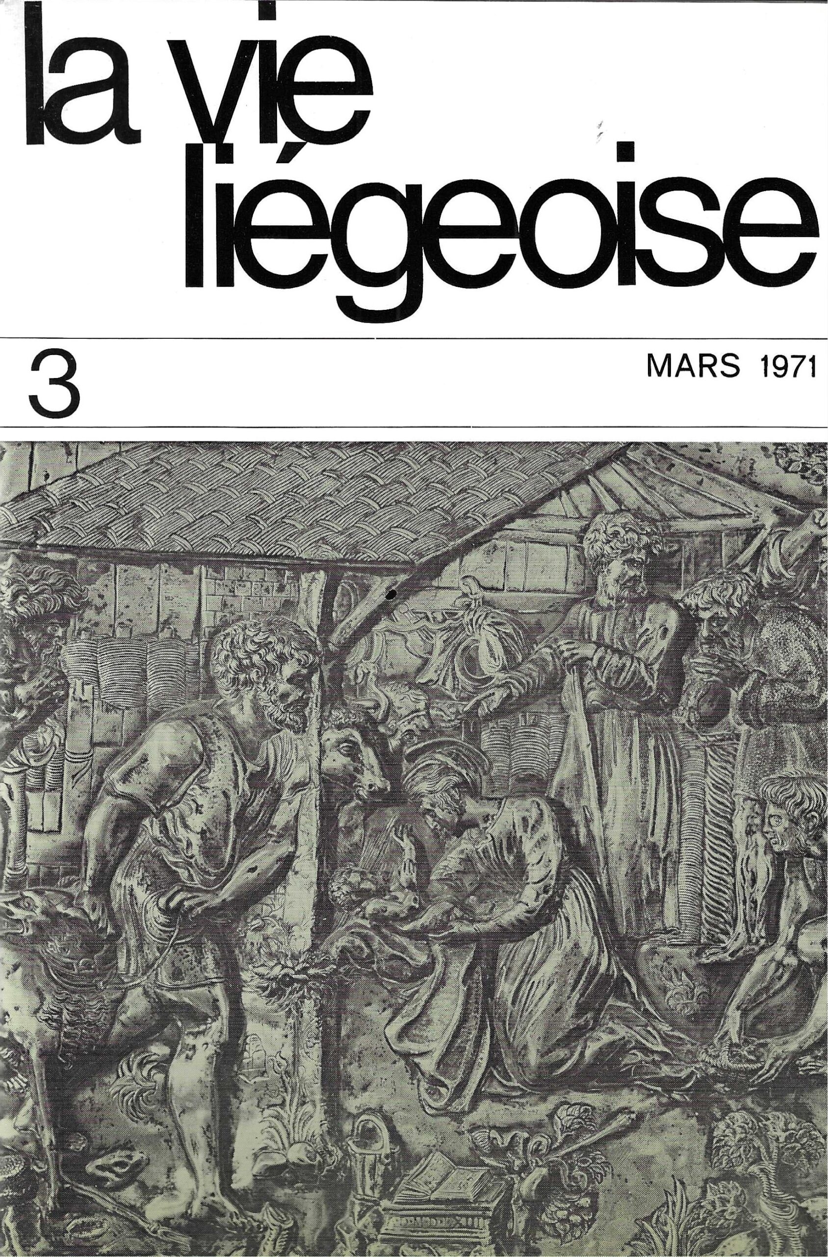 La vie Liégeoise n°3 (1971) – L'argenterie religieuse liégeoise
