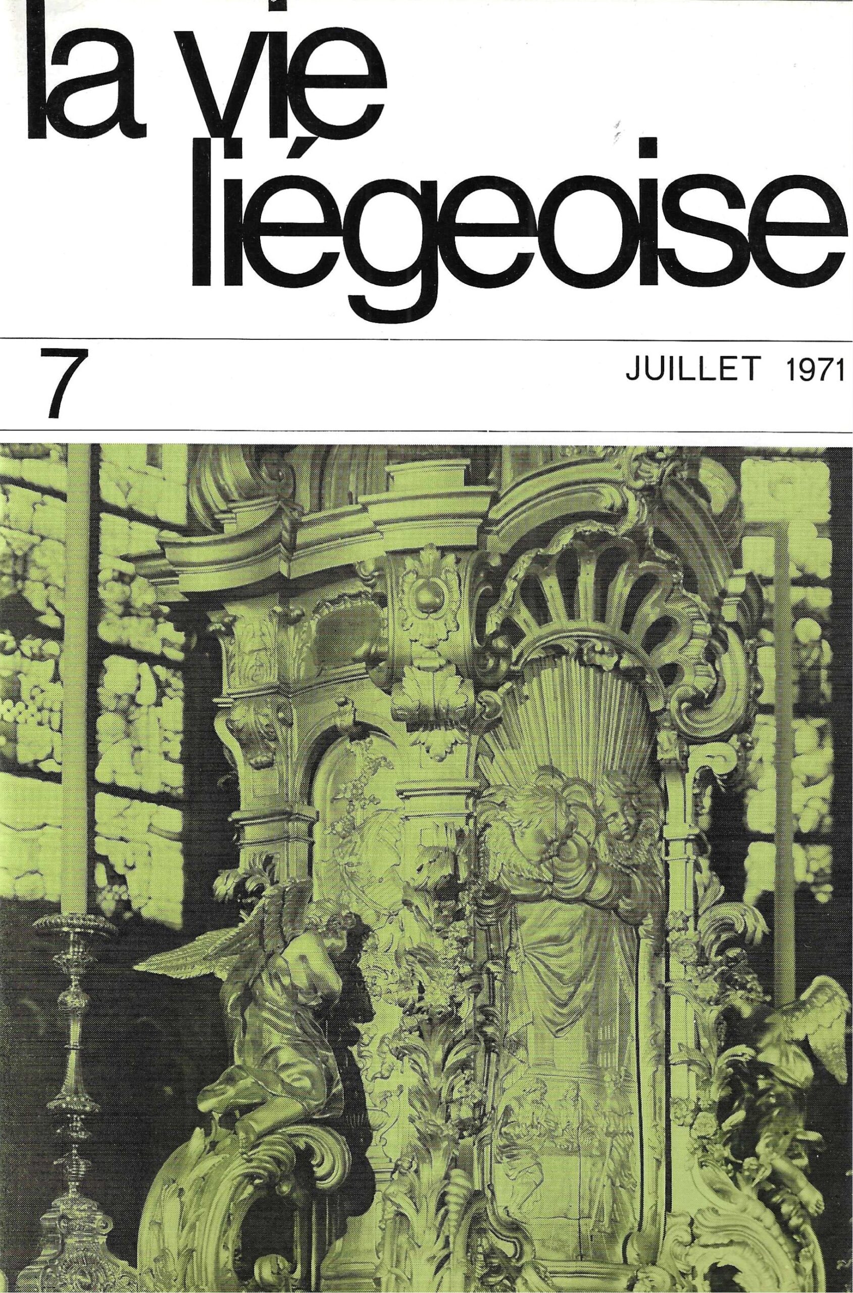 La vie Liégeoise n°7 (1971) – La Basilique Saint-Martin à Liège part. 2