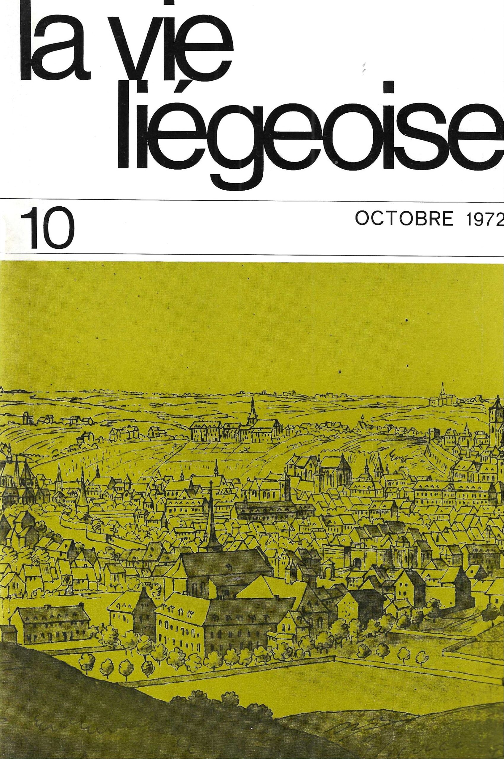 La vie Liégeoise n°10 (1972) – Le quartier d'Amercoeur part. 1