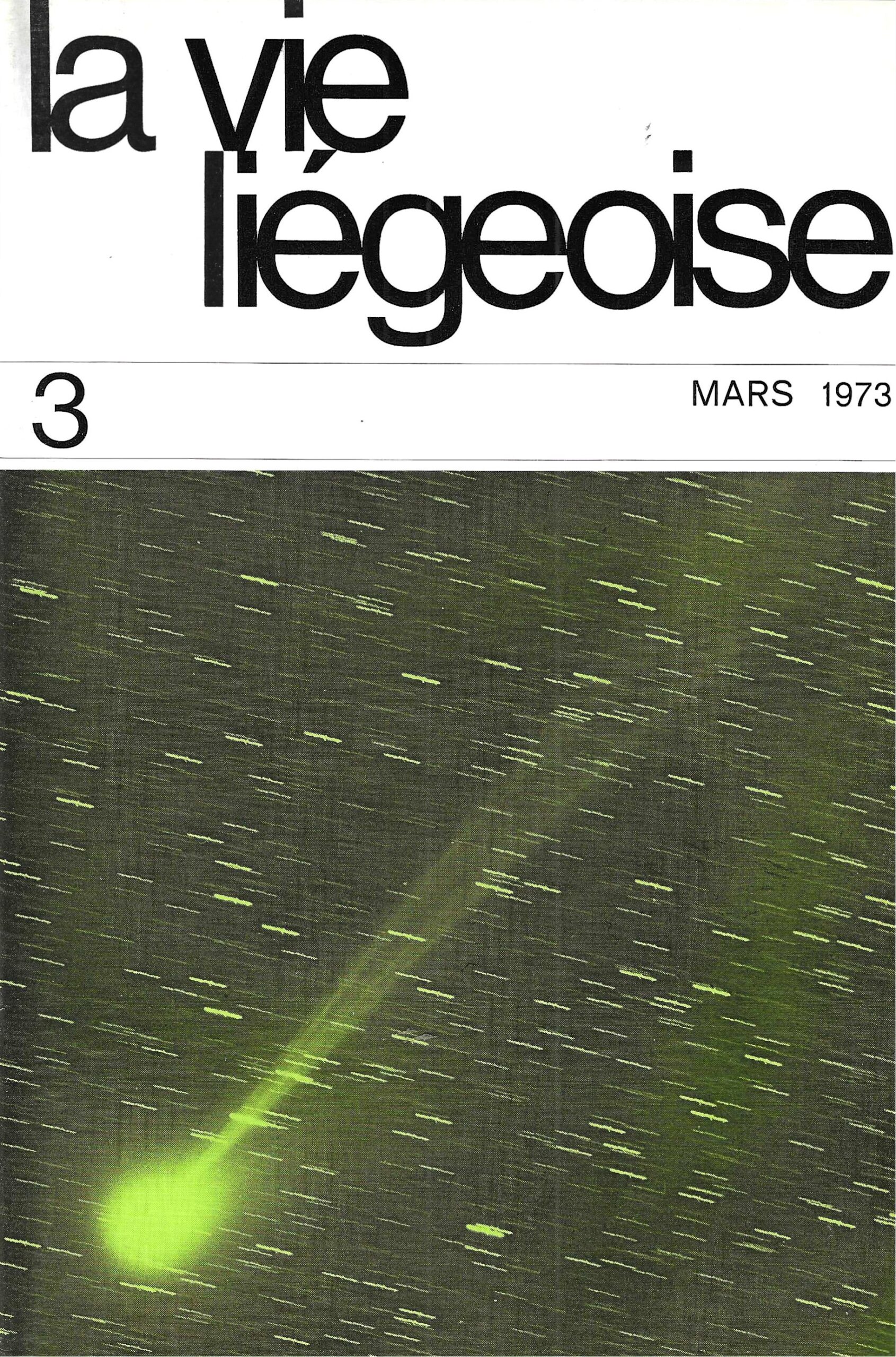 La vie Liégeoise n°3 (1973) – L'astronomie à Liège