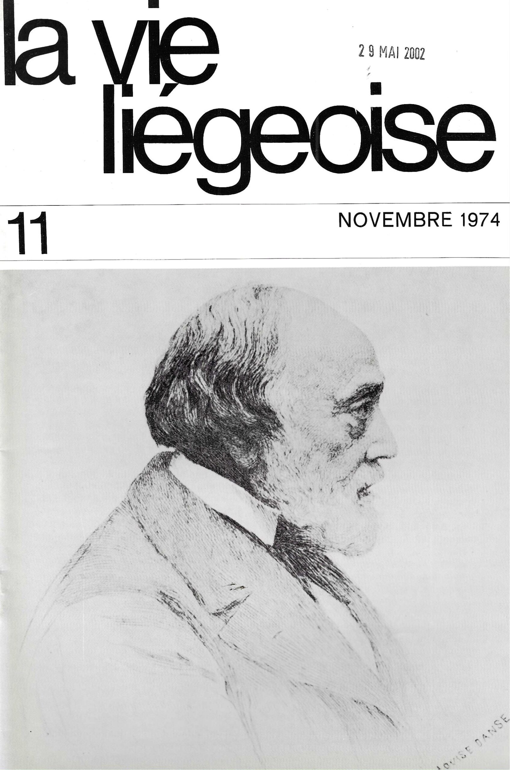 La vie Liégeoise n°11 (1974) – La société géologique de Belgique