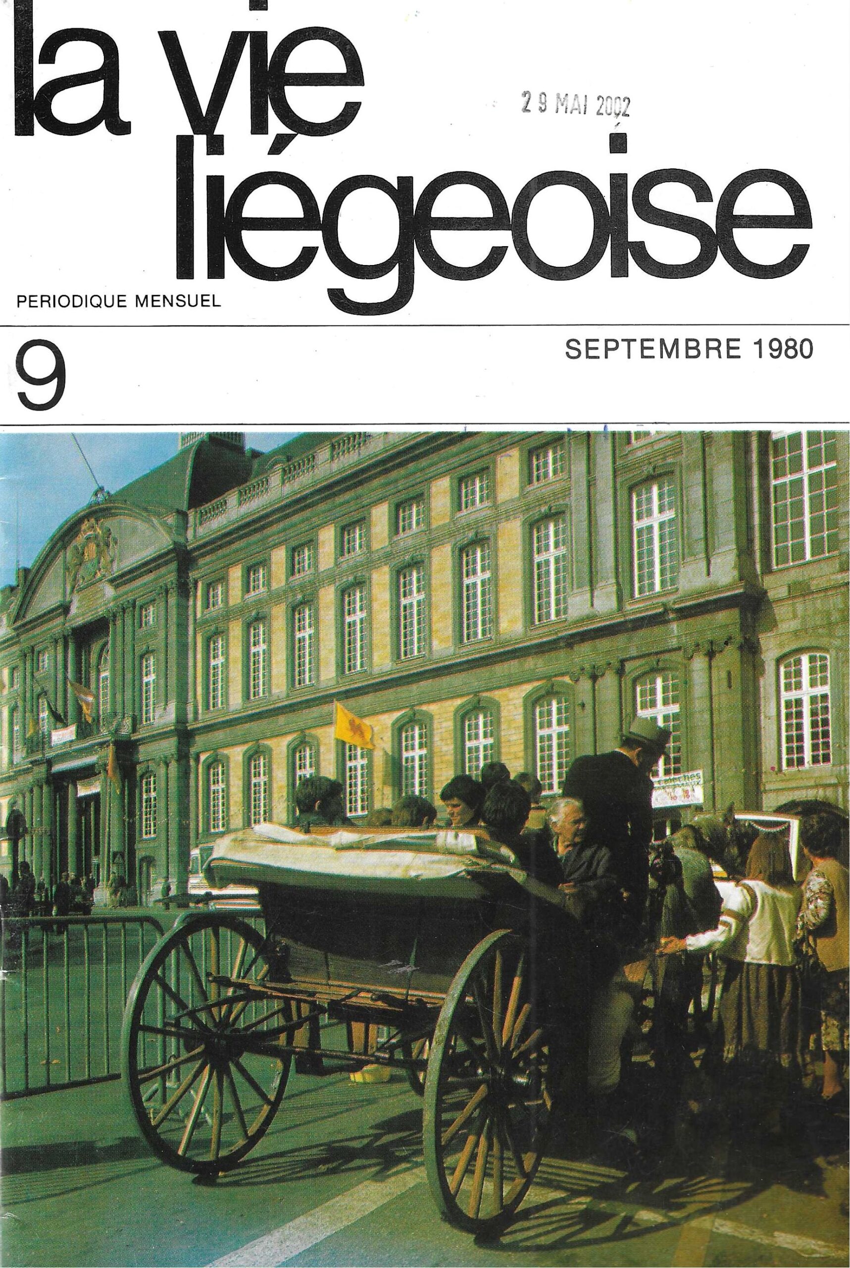 La vie Liégeoise n°9 (1980) – Fête de la Wallonie : les bonnes villes dans la rue...