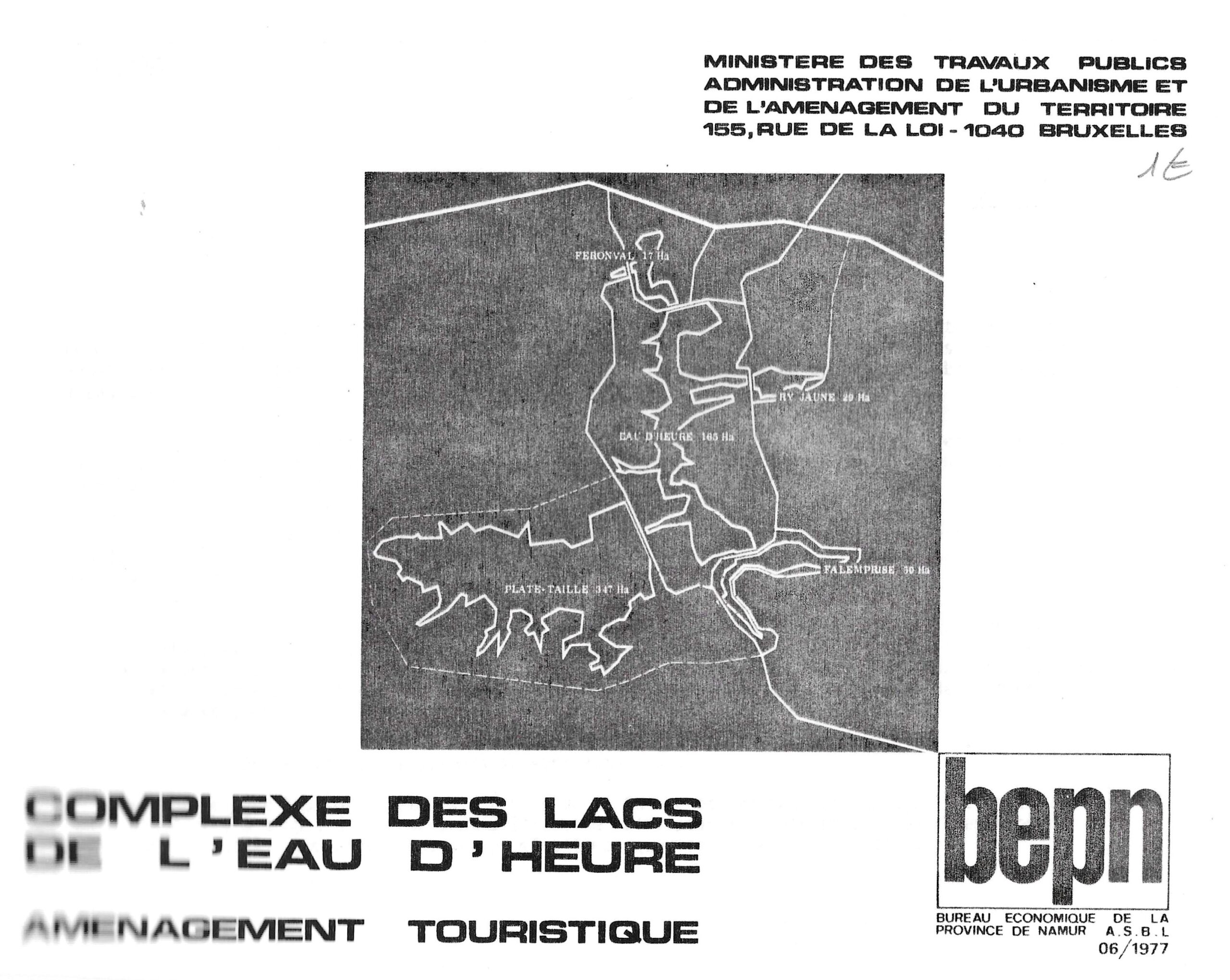 Complexe des Lacs de l'eau d'heure - Aménagement touristique