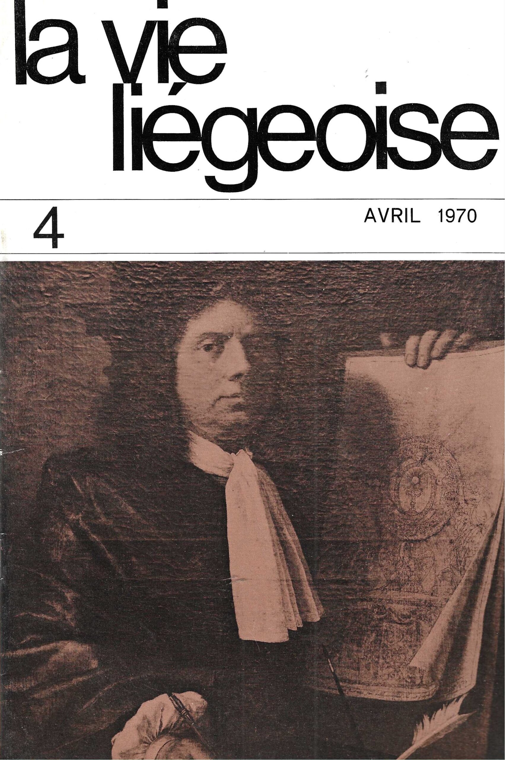 La vie Liégeoise n°4 (1970) – Les terres cuites de Del Cour du musée Curtius