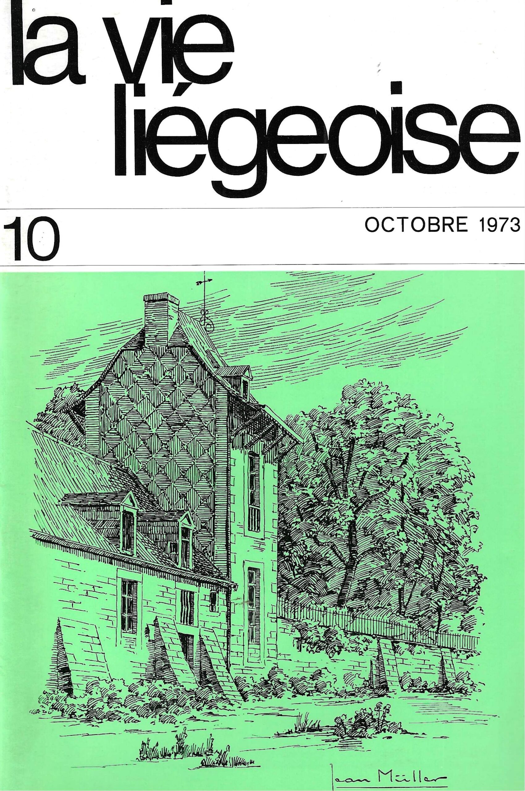 La vie Liégeoise n°10 (1973) – L'église Saint-Gilles à Liège