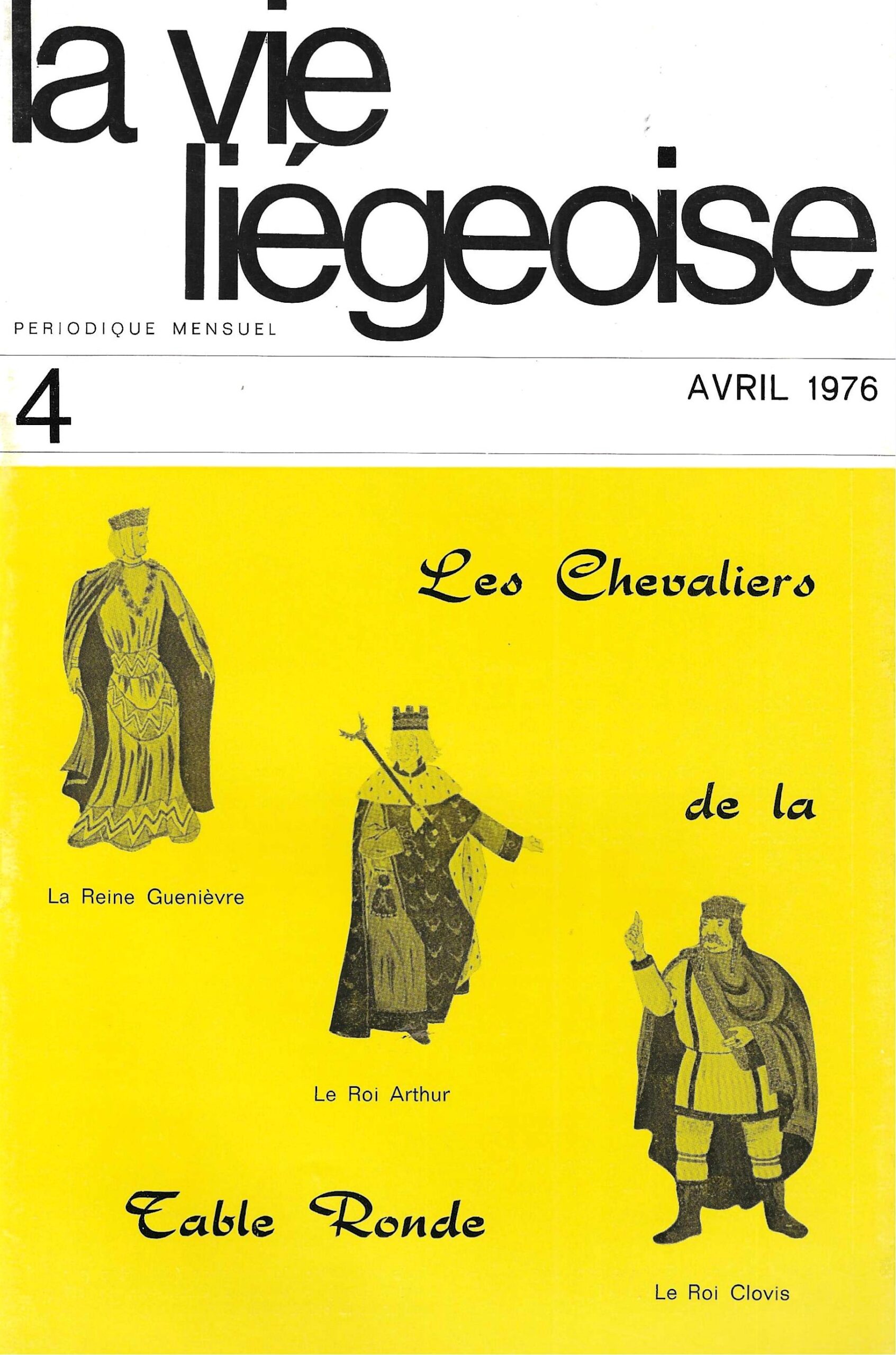 La vie Liégeoise n°4 (1976) – Les chevaliers de la table ronde