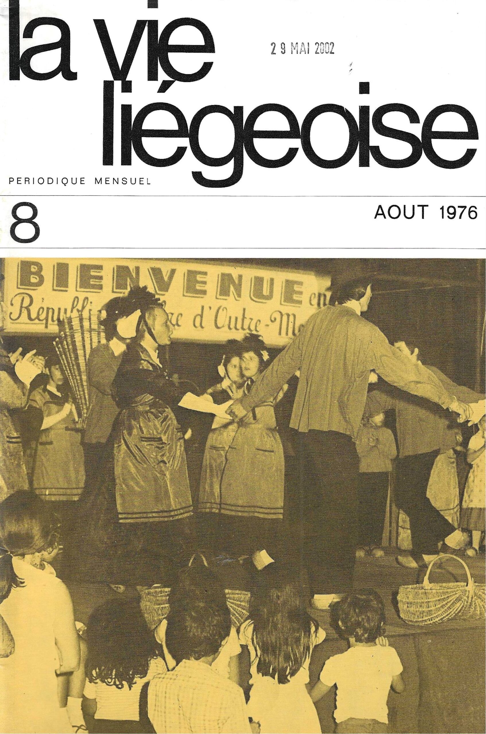 La vie Liégeoise n°8 (1976) – Outre-Meuse et son 15 août