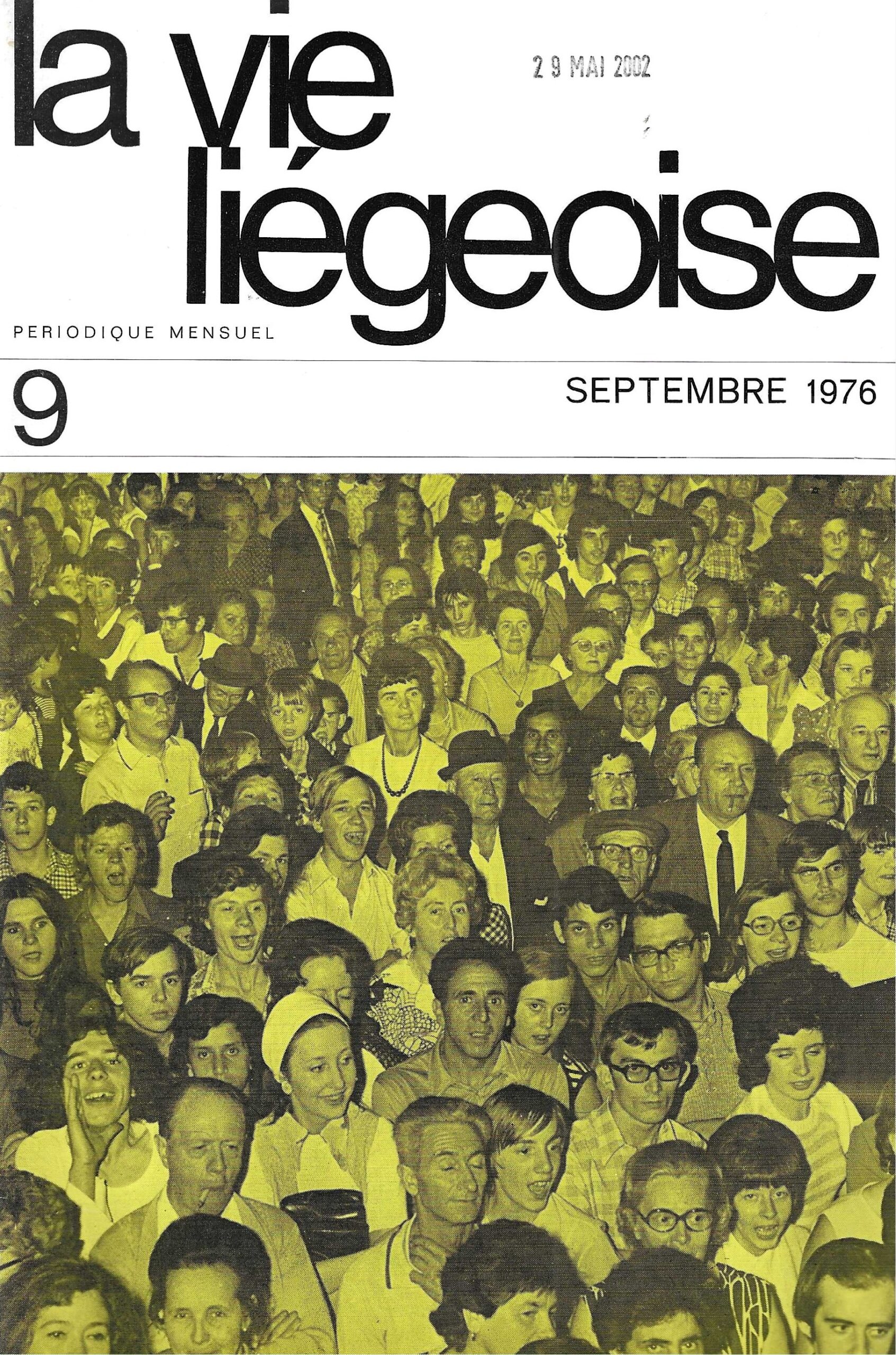 La vie Liégeoise n°9 (1976) – Carnaval d'automne, printemps de la Wallonie