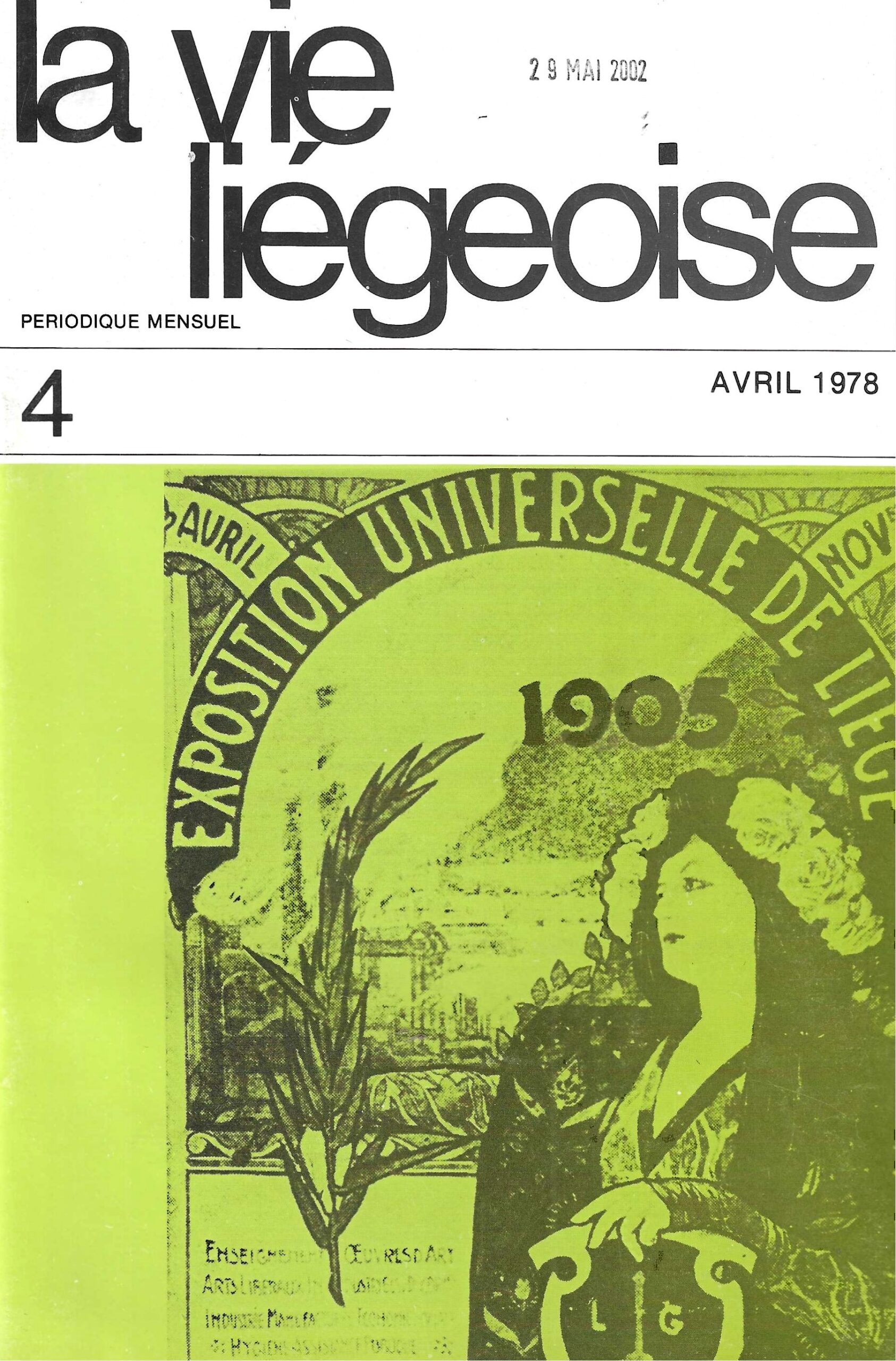 La vie Liégeoise n°4 (1978) – Les foires de Liège vont renaître