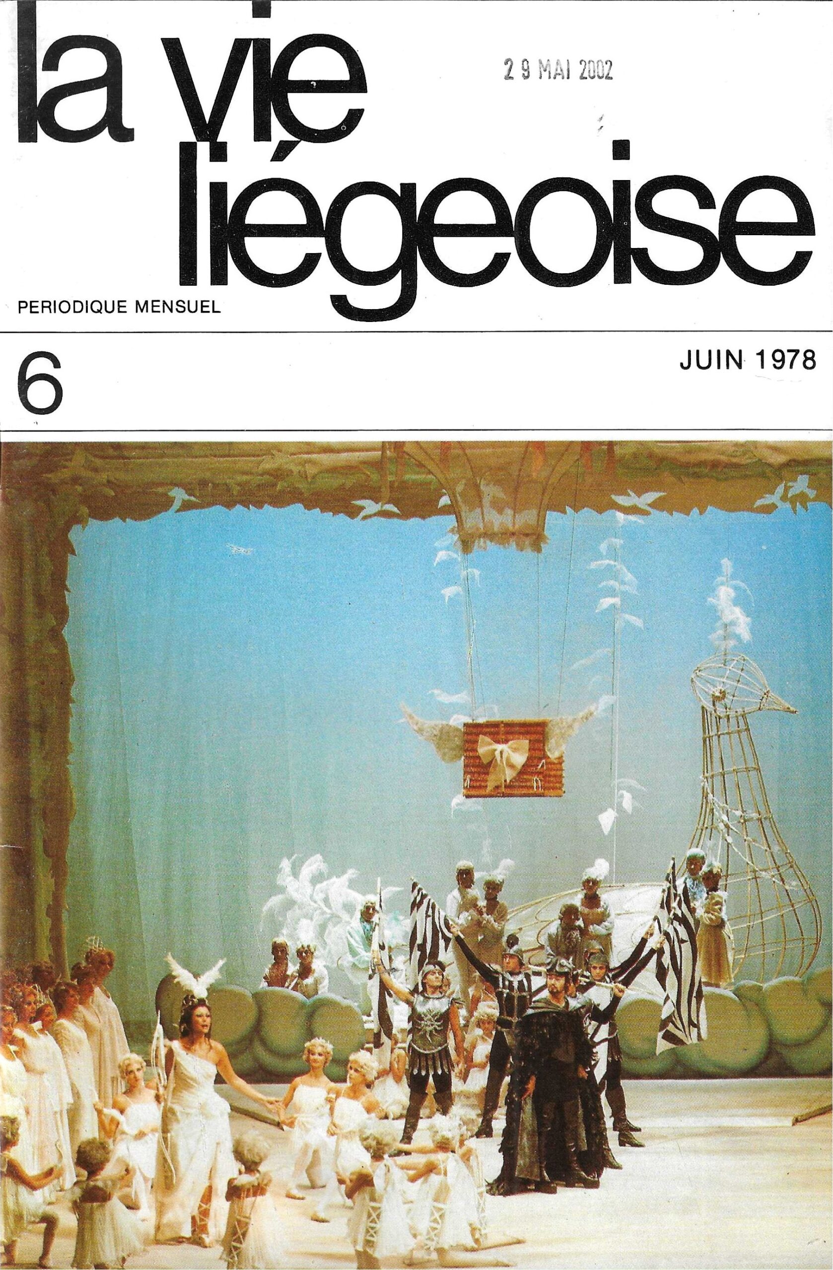 La vie Liégeoise n°6 (1978) – Opéra et nouveau gymnase