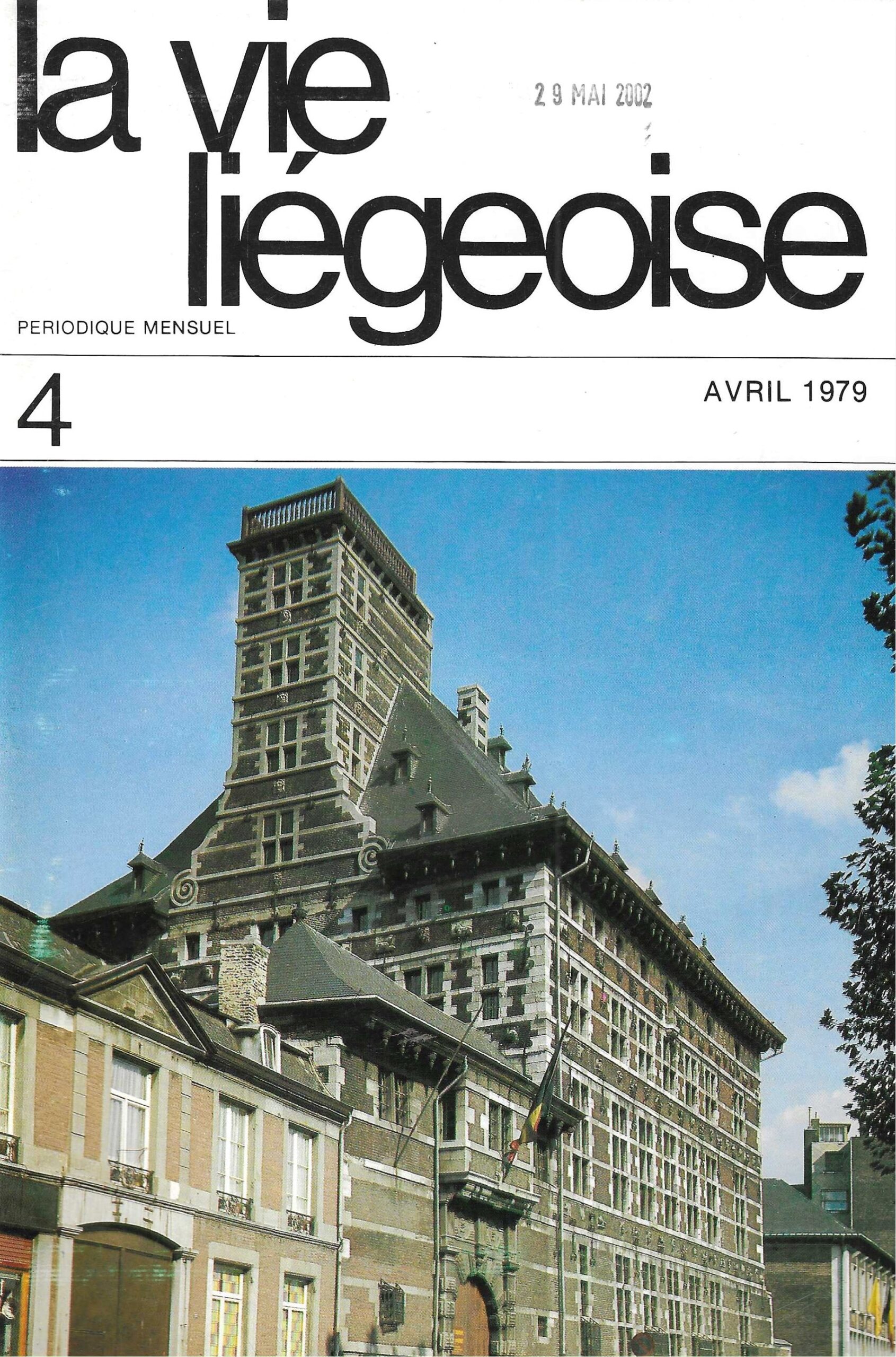 La vie Liégeoise n°4 (1979) – Jean Curtius, sa personnalité et son rôle dans l’aménagement de la Batte