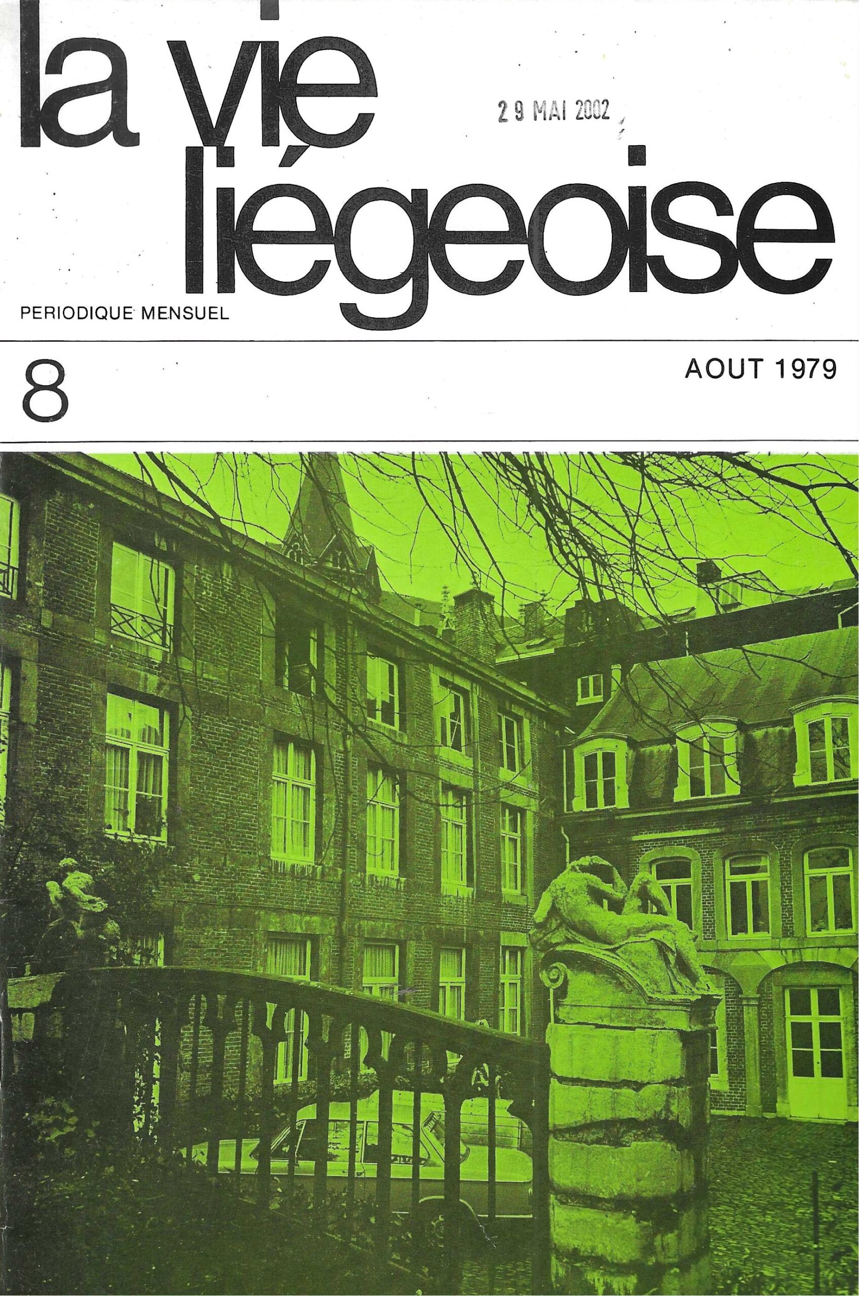 La vie Liégeoise n°8 (1979) – La Maison de la presse