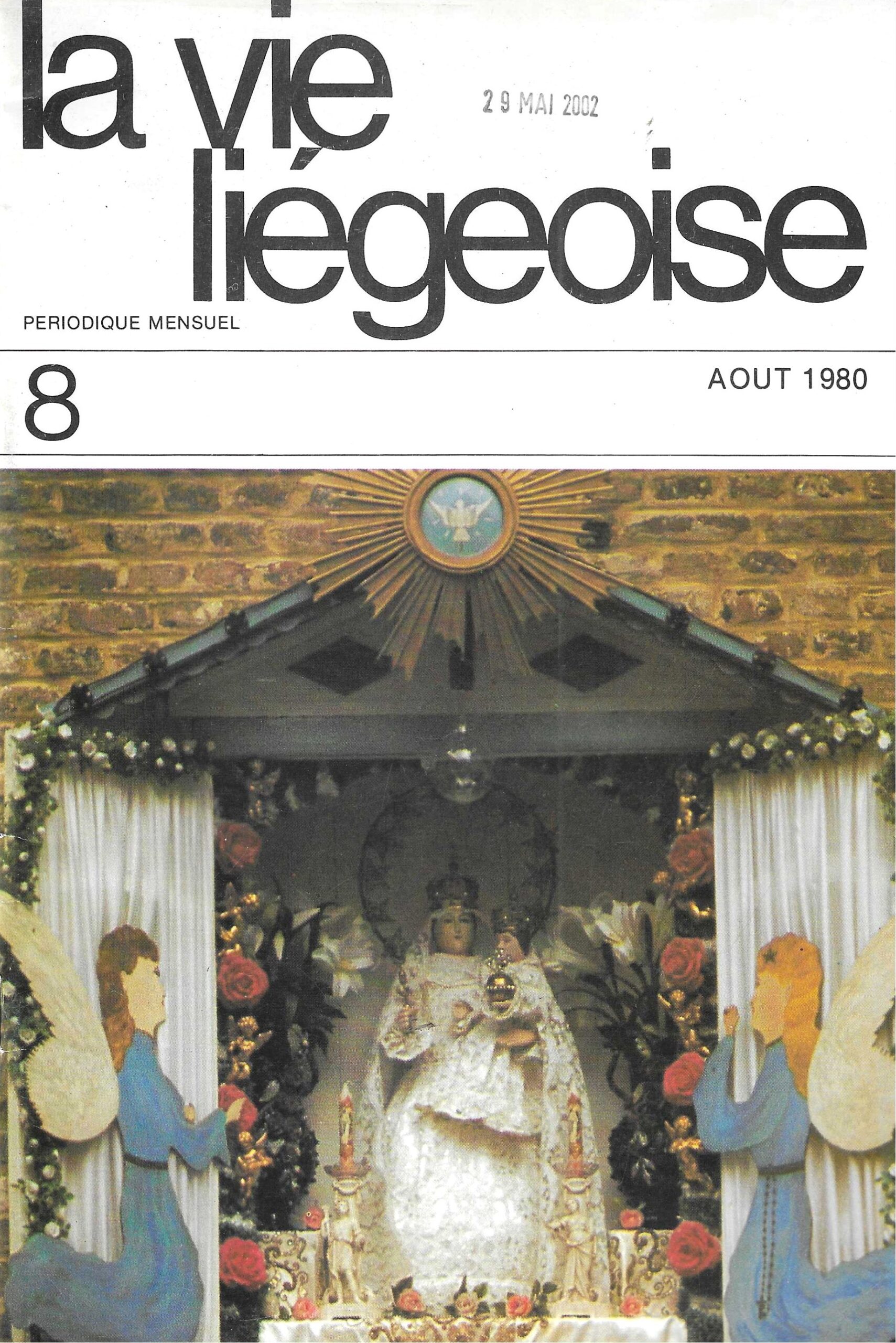 La vie Liégeoise n°8 (1980) – Exposition "La Vierge dans l'art liégeois"