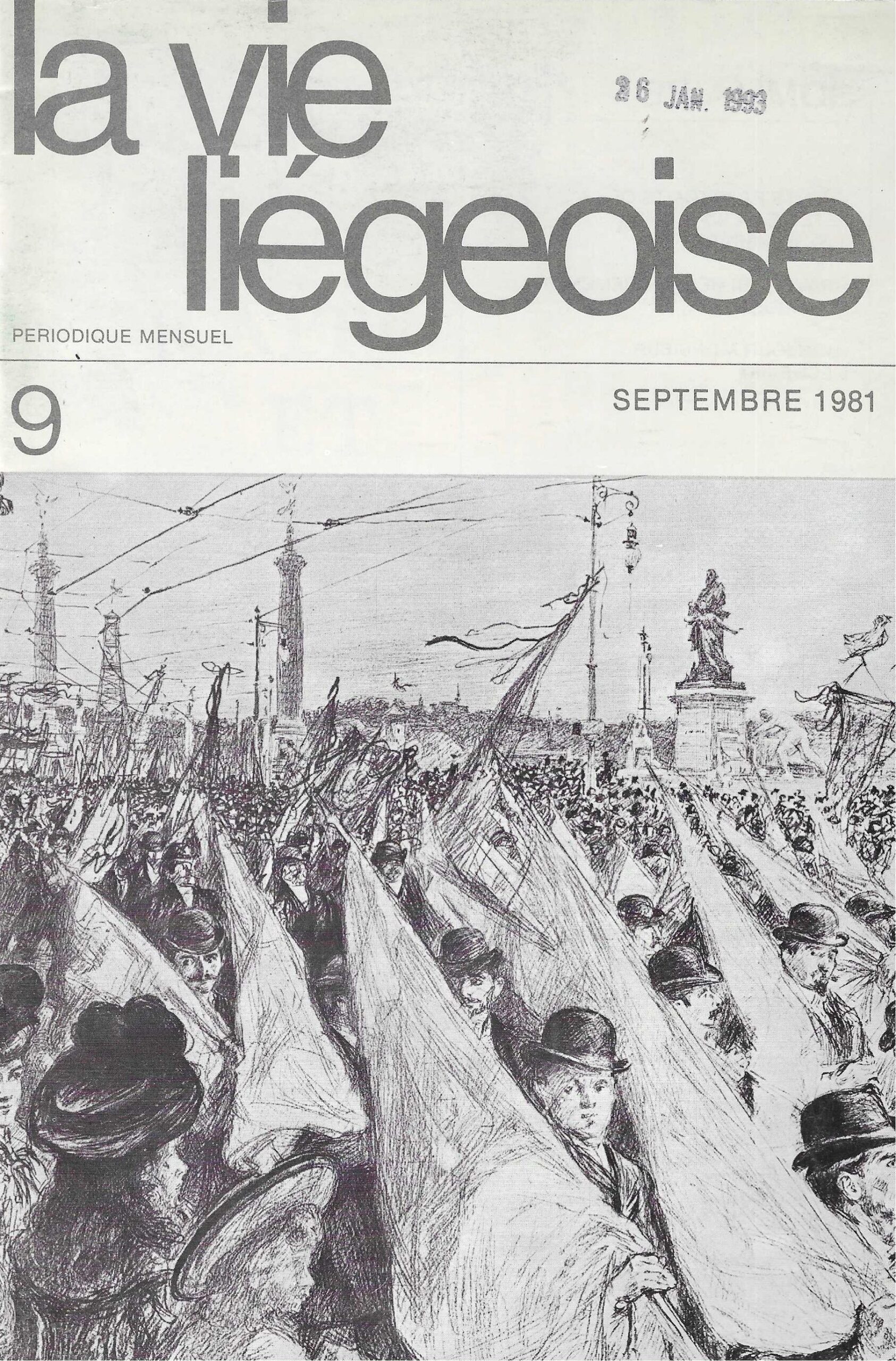 La vie Liégeoise n°9 (1981) – Traits et attraits de la fête de la Wallonie