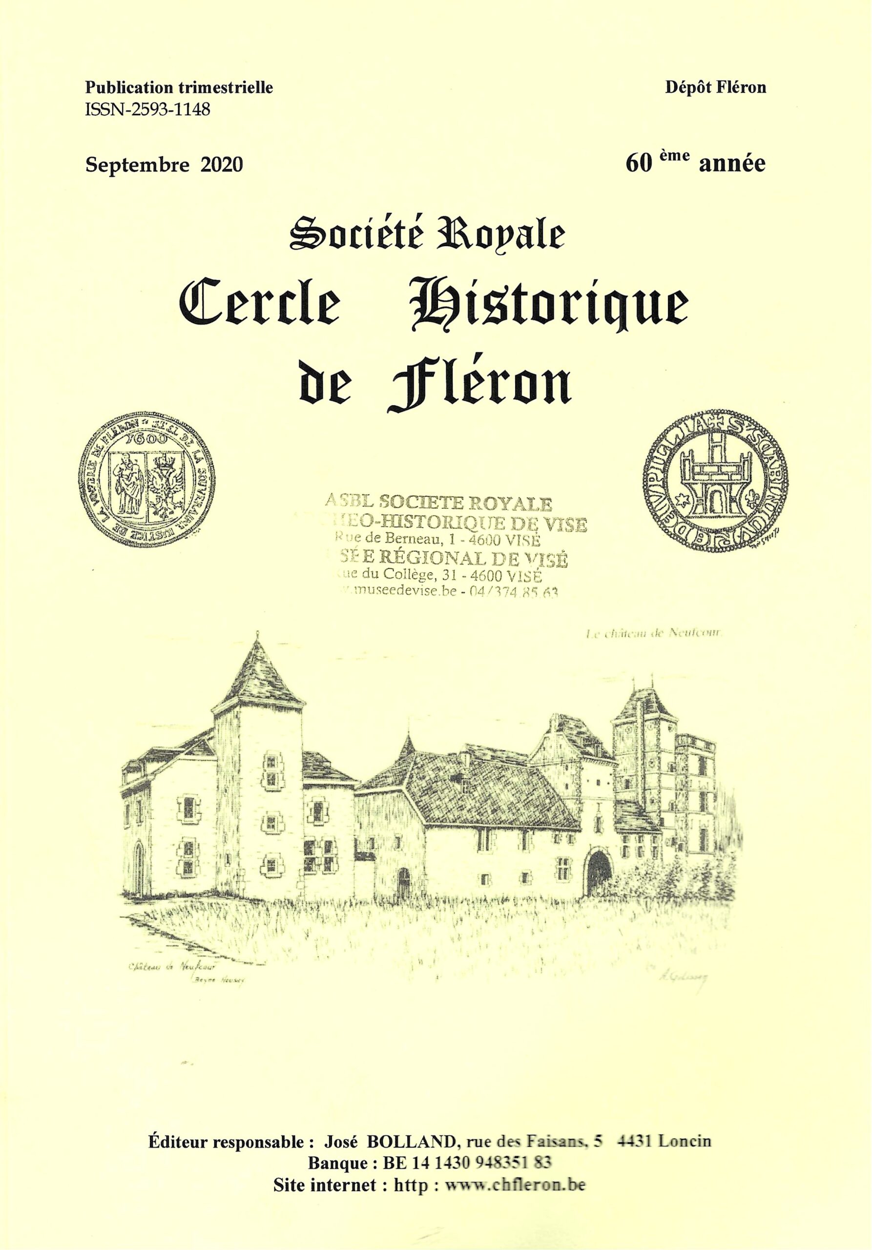 Société Royale Cercle Historique de Fléron - Septembre 2020