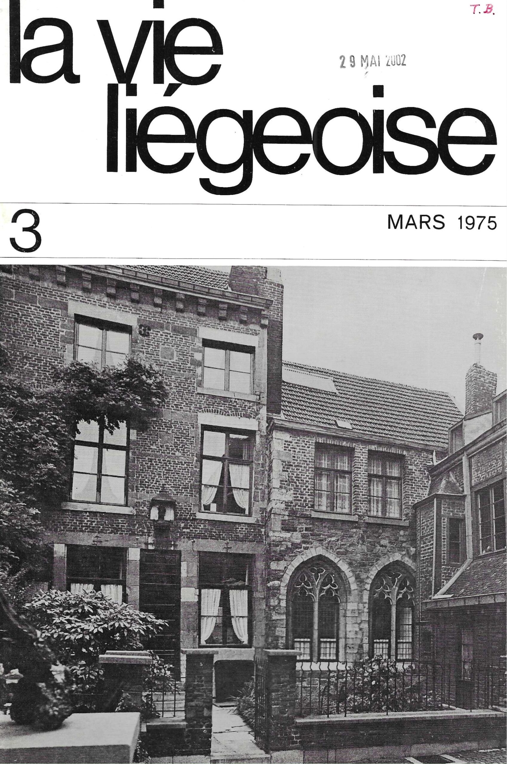 La vie Liégeoise n°3 (1975) – Promenade architecturale au cœur de la ville