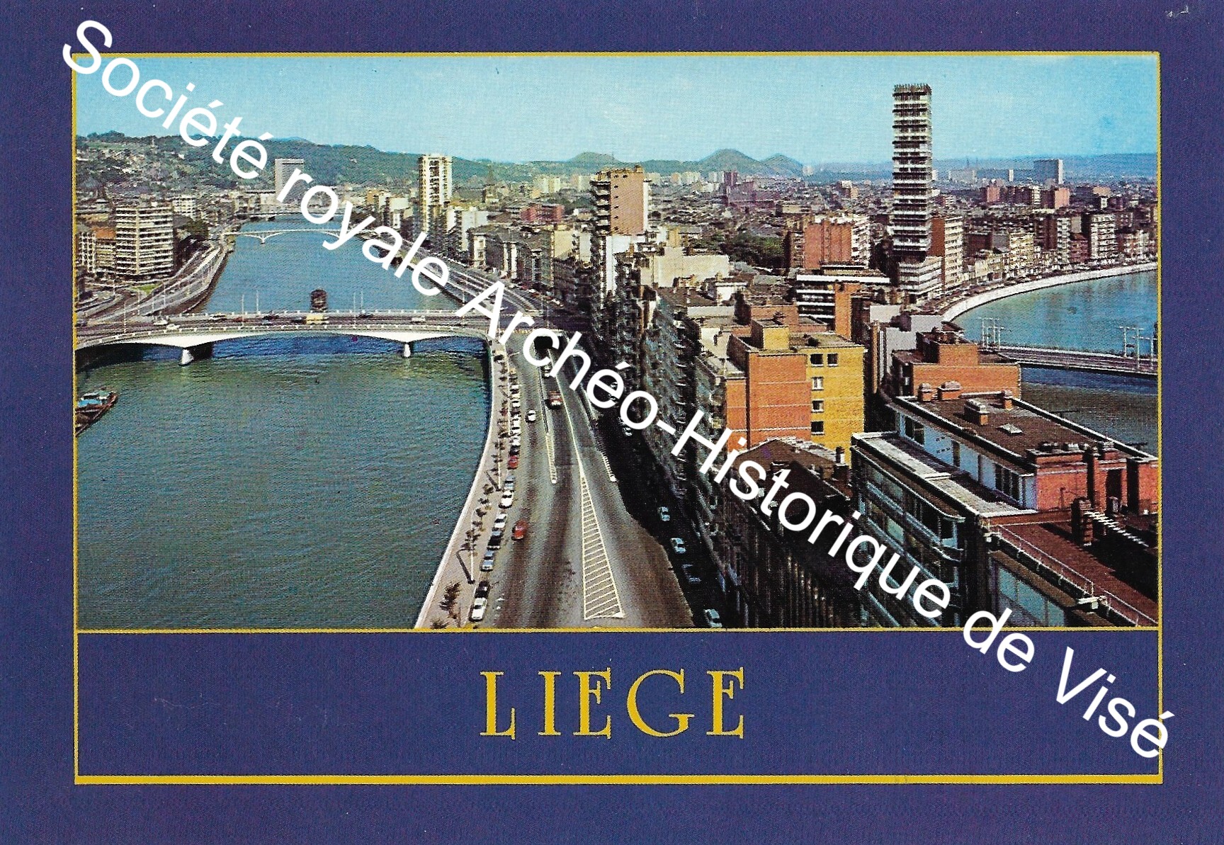 Carte postale - Liège panorama