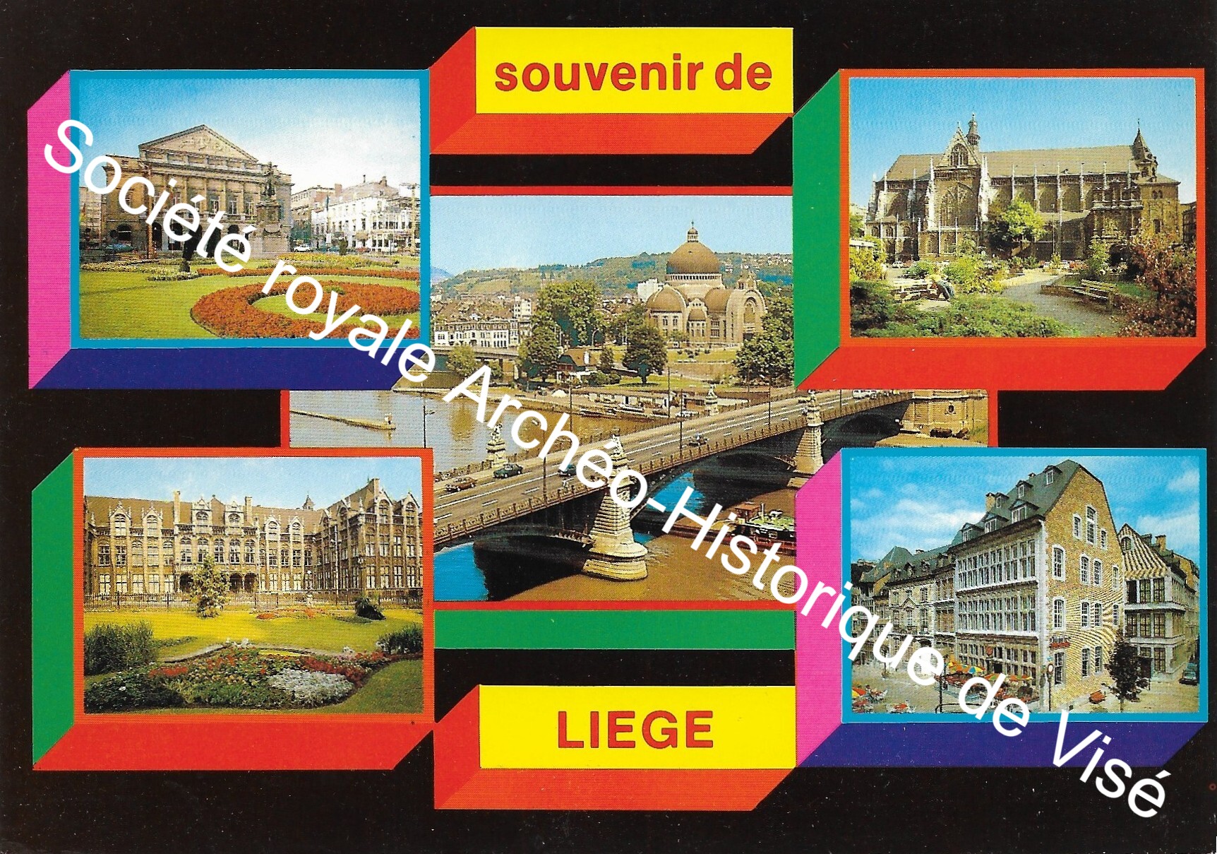 Carte postale - Souvenir de Liège