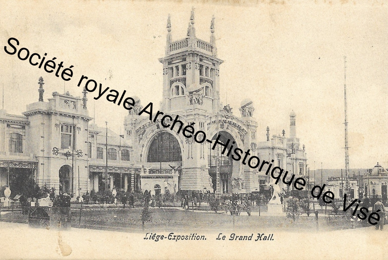 Carte postale - Liège Expo universelle 1905 - Le Grand Hall
