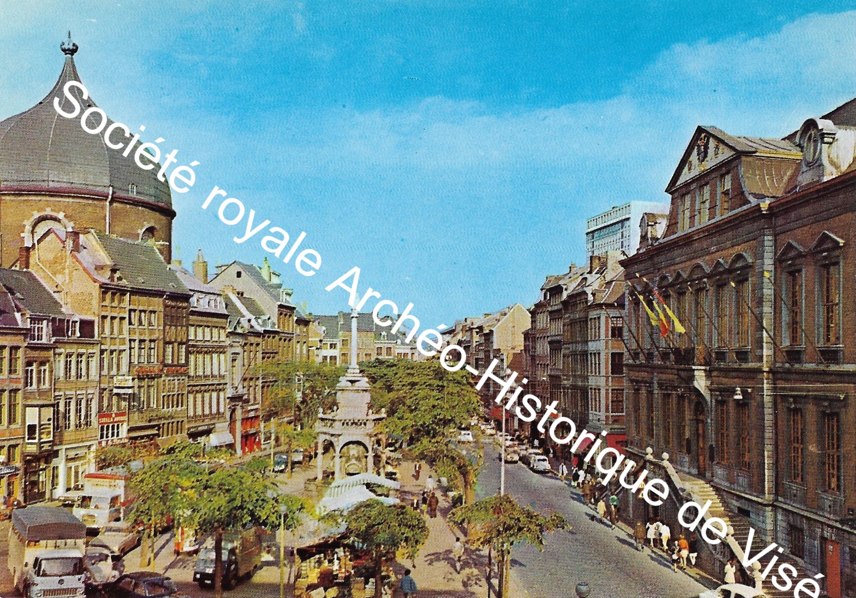 Carte postale - Liège - Place du Marché