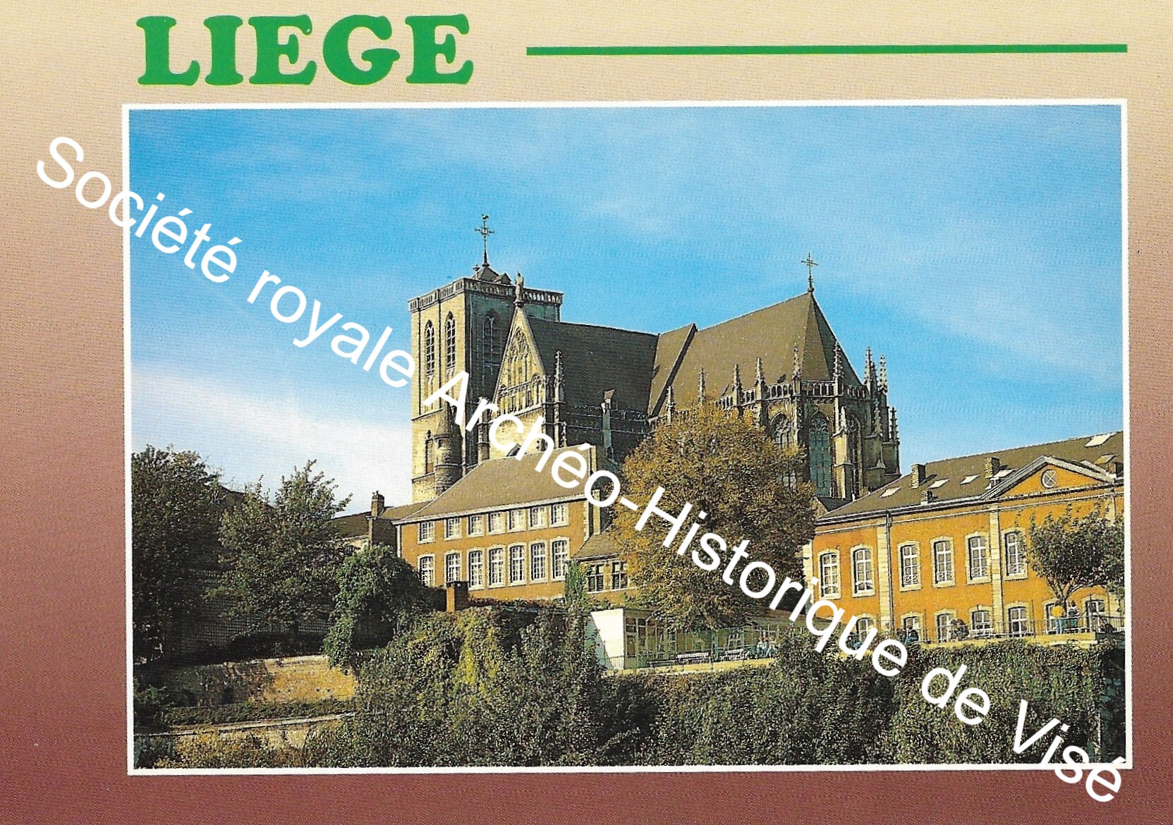 Carte postale - Liège - Eglise St. Martin
