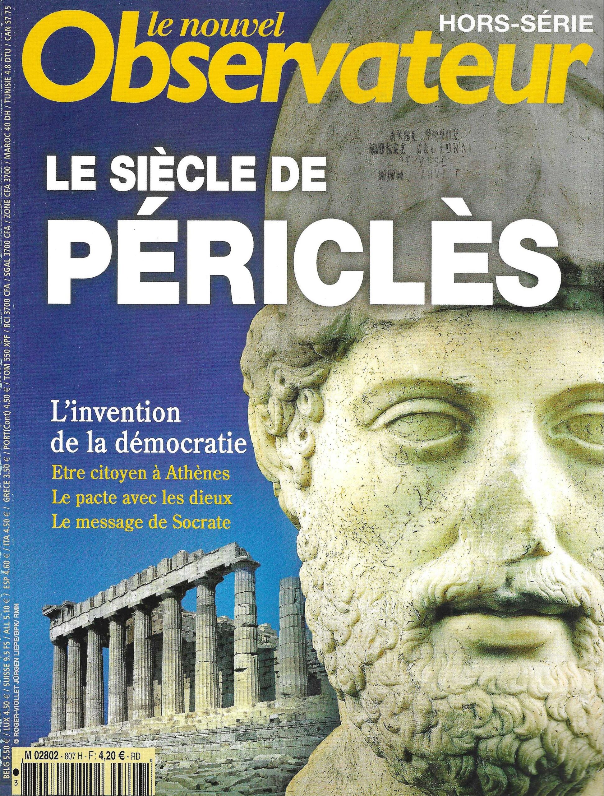 Le nouvel observateur - Le siècle de Périclès