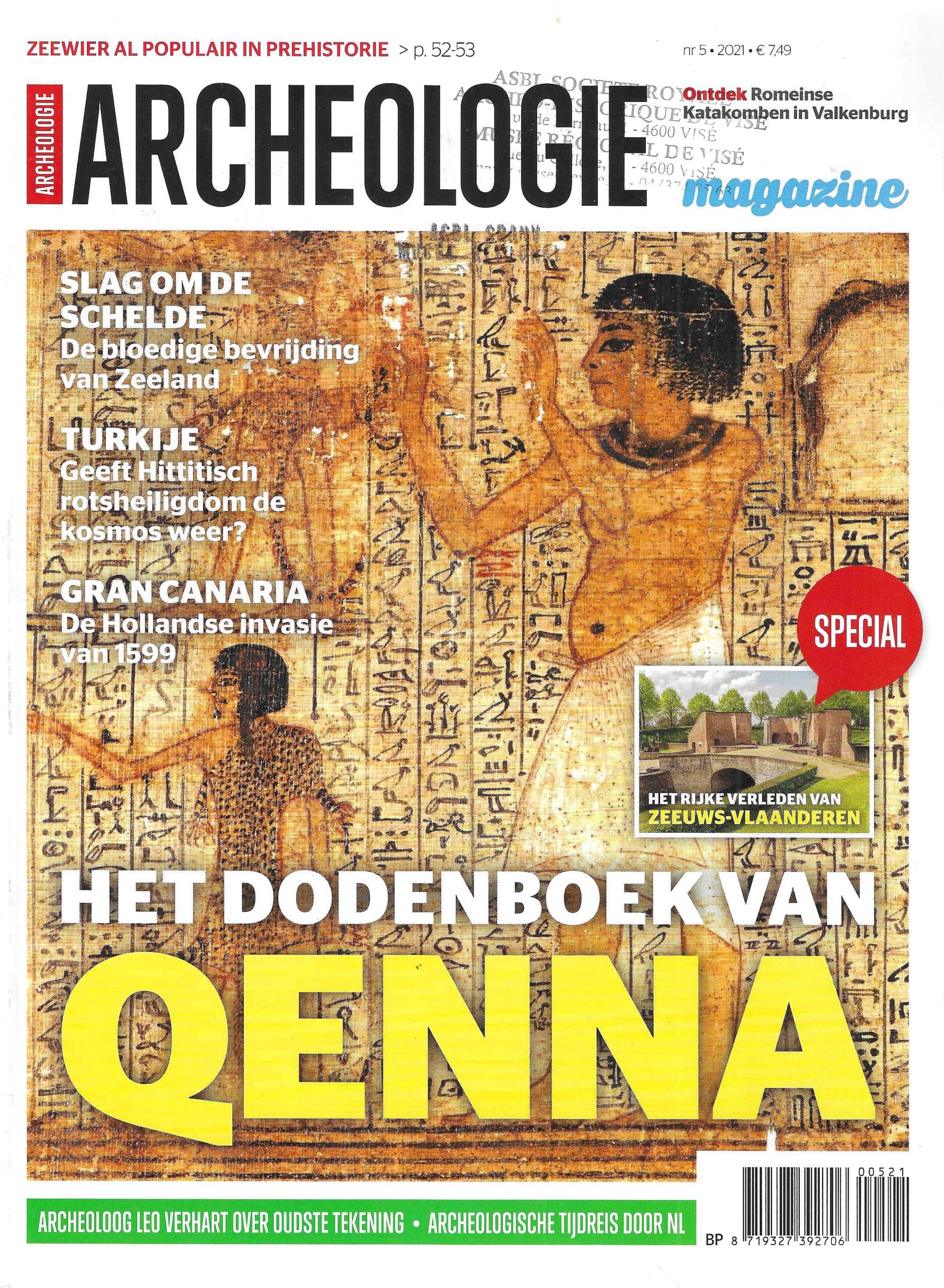 Archeologie Magazine - Het dodenboek van Qenna