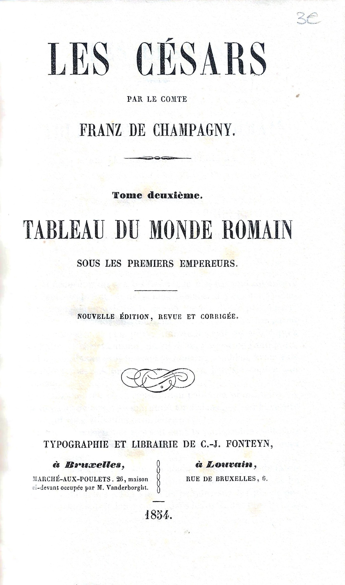 Les Césars TOME 2 - Tableau du monde romain sous les premiers empereurs