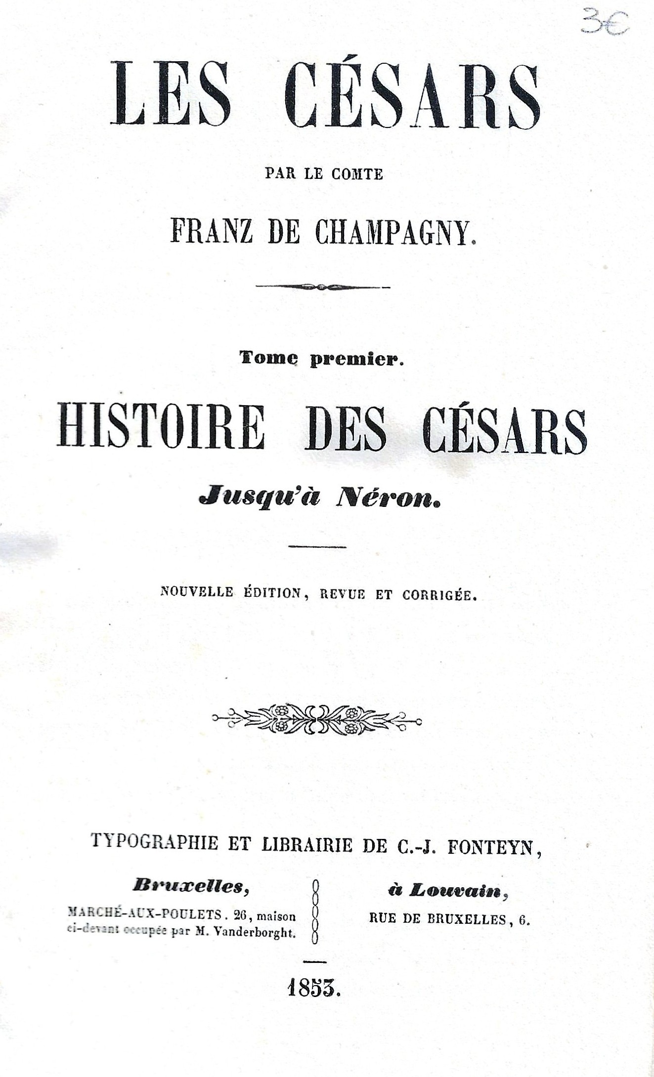 Les Césars TOME 1 – Histoire des Césars jusqu'à Néron